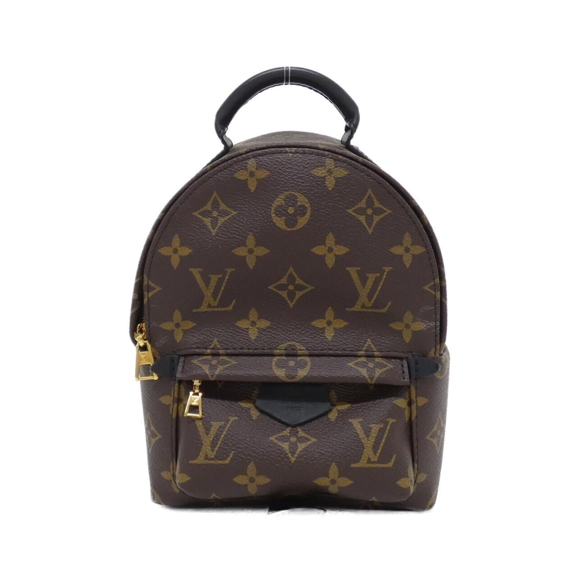 Louis Vuitton Brown Coated Canvas Backpack (Pre-Owned)
