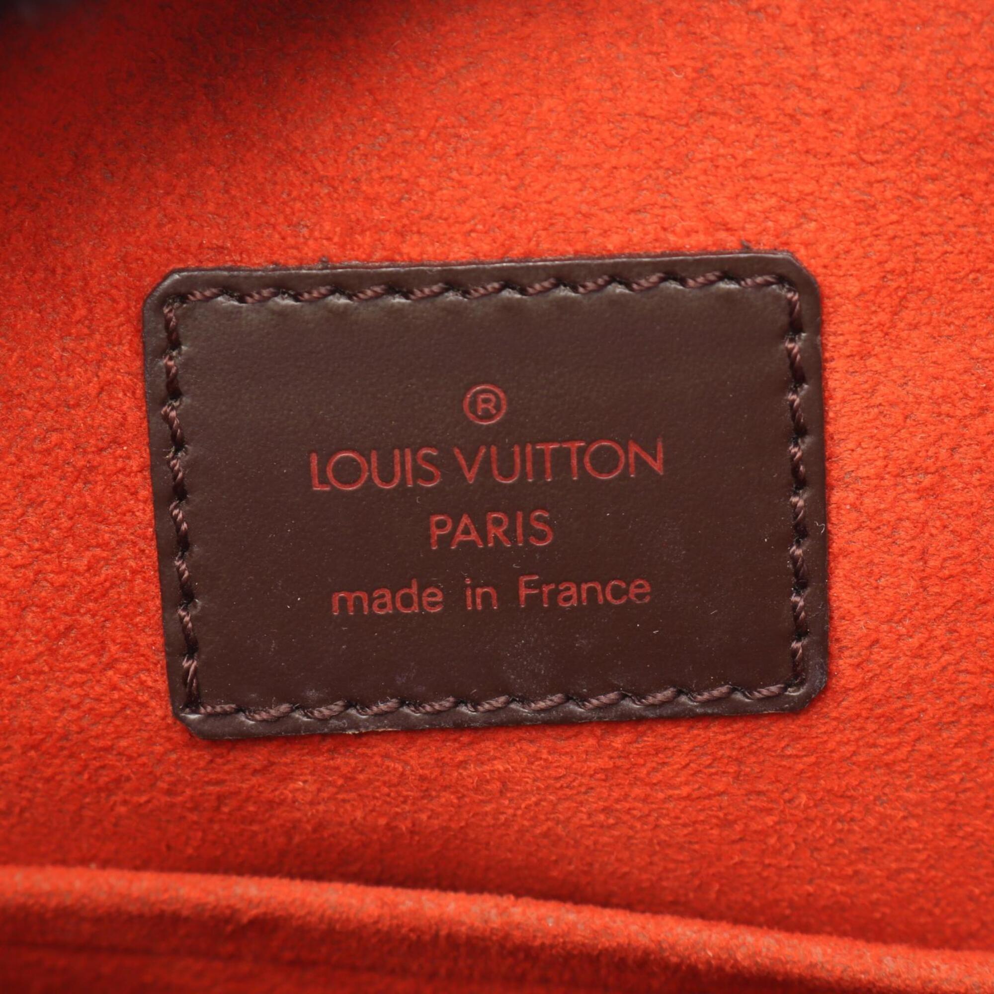 Louis Vuitton Brown Ebene Coated Canvas Leather Handbag (Pre-Owned)