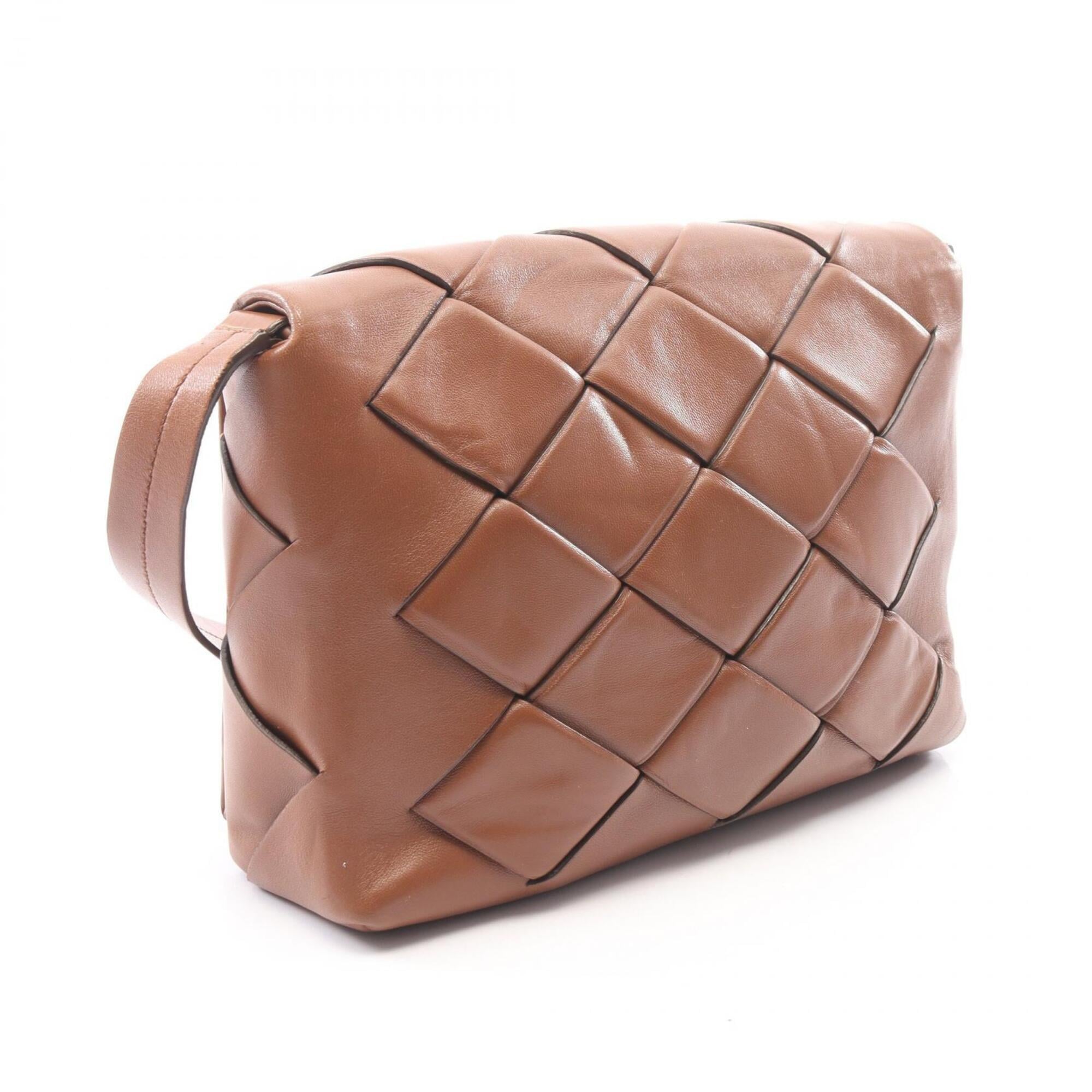 Miu Miu Brown Leather Handbag Shoulder Bag (Pre-Owned)