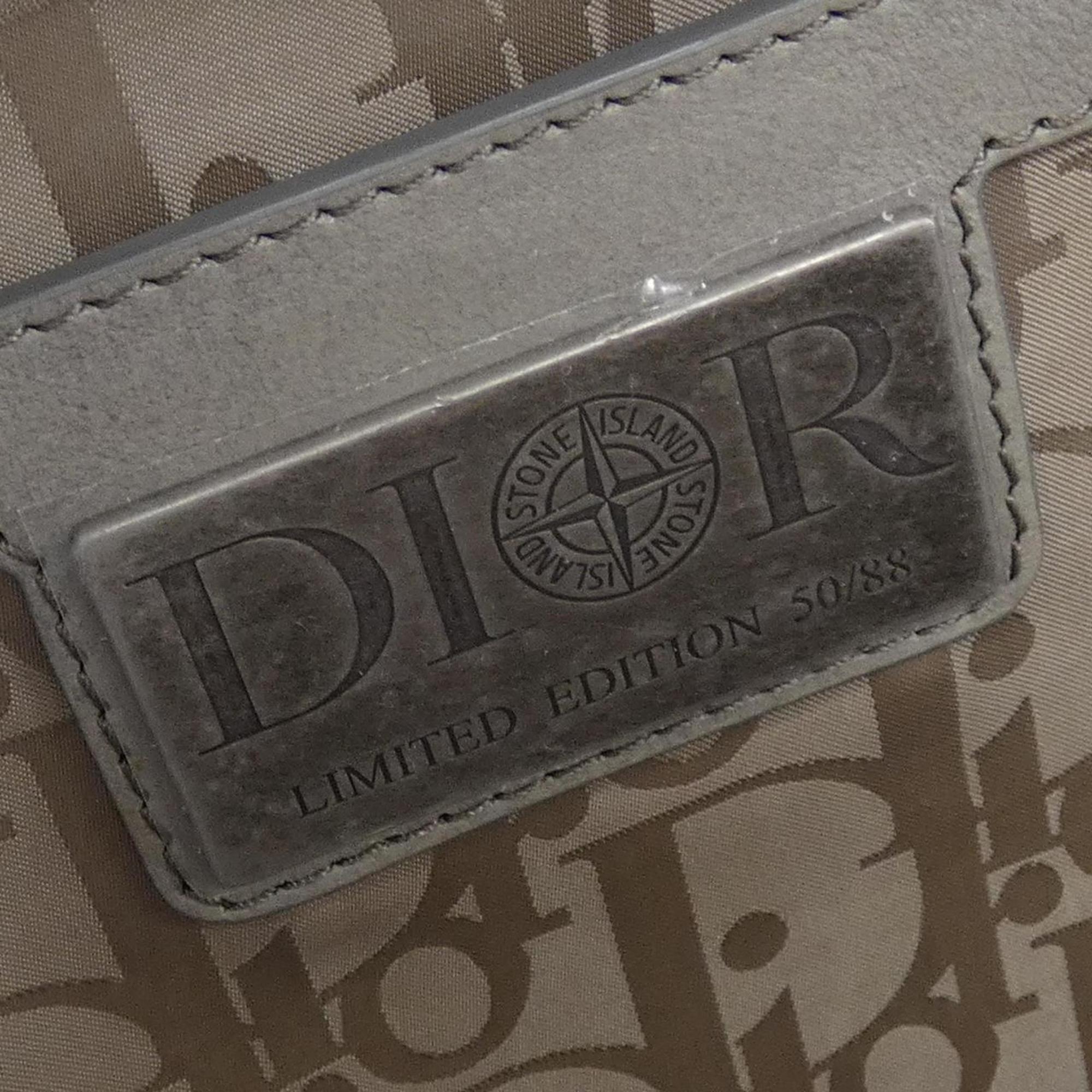 Christian Dior Gray Handbag Shoulder Bag (Pre-Owned)