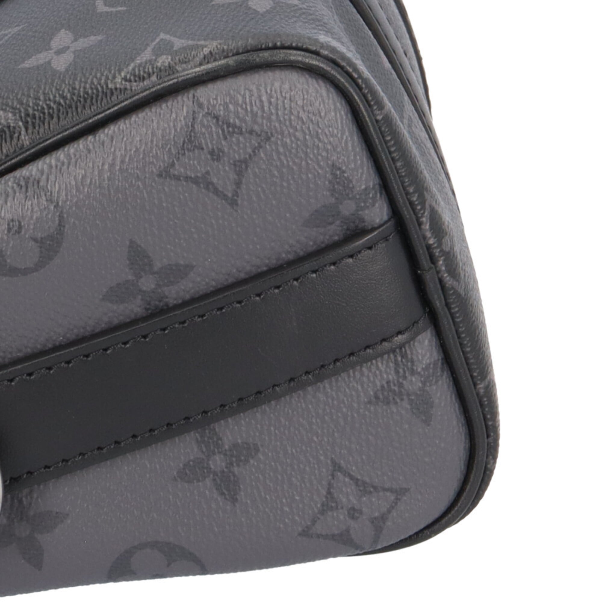 Louis Vuitton Black Gray Monogram Eclipse Shoulder Bag (Pre-Owned)
