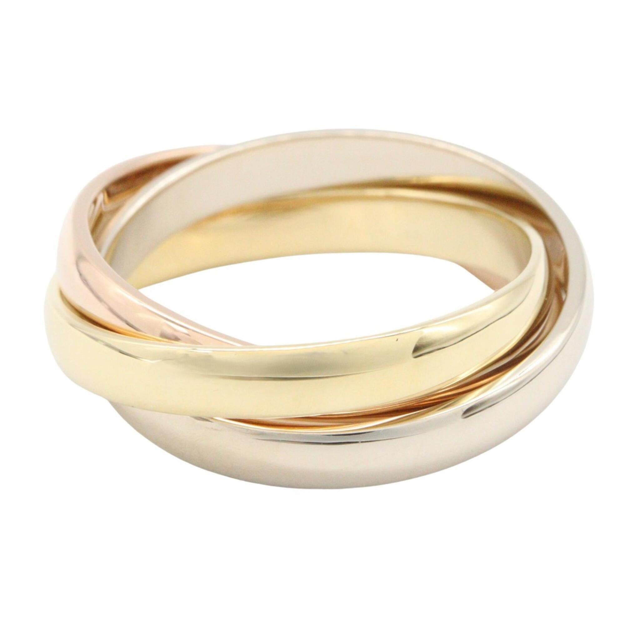 Cartier Pink Gold White Gold Yellow Gold Yellow Gold (18K) Pink Gold (18K) White Gold (18K) Band Ring (Pre-Owned)