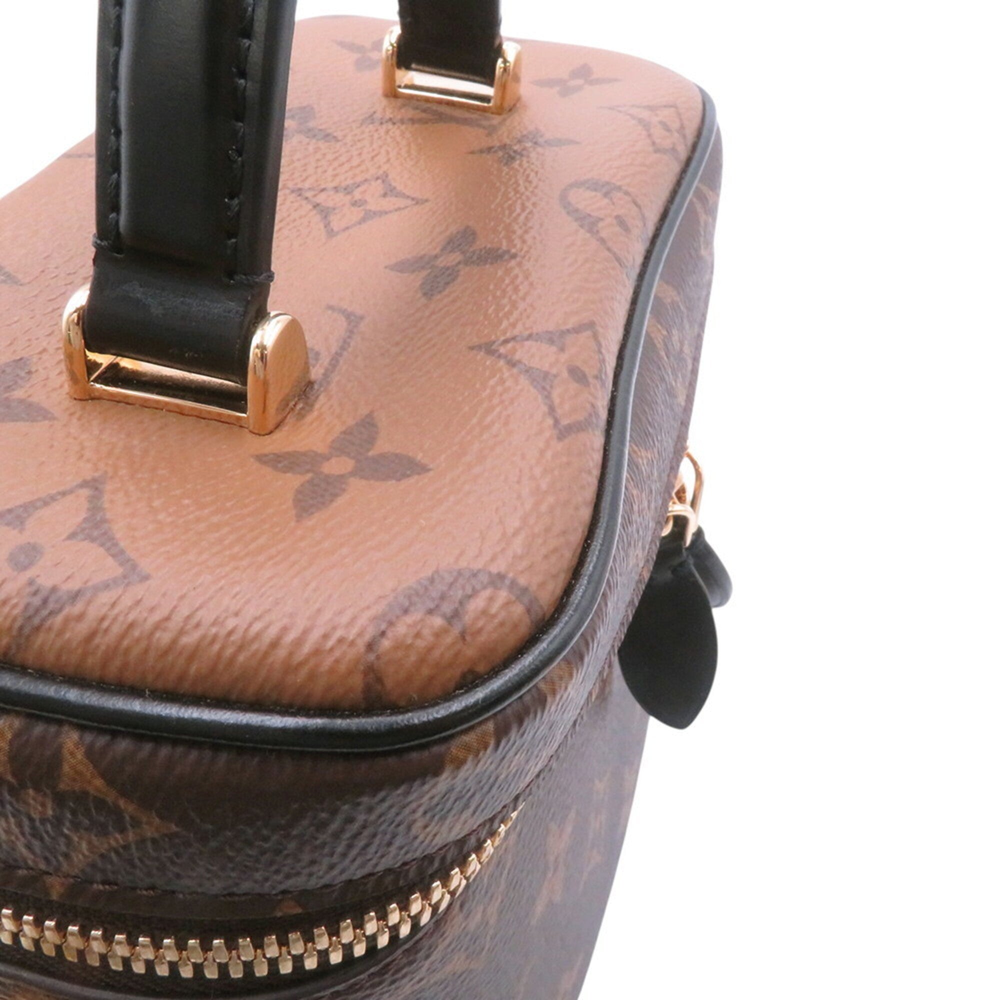 Louis Vuitton Monogram Reverse Noir Monogram Reverse Monogram Handbag Shoulder Bag (Pre-Owned)