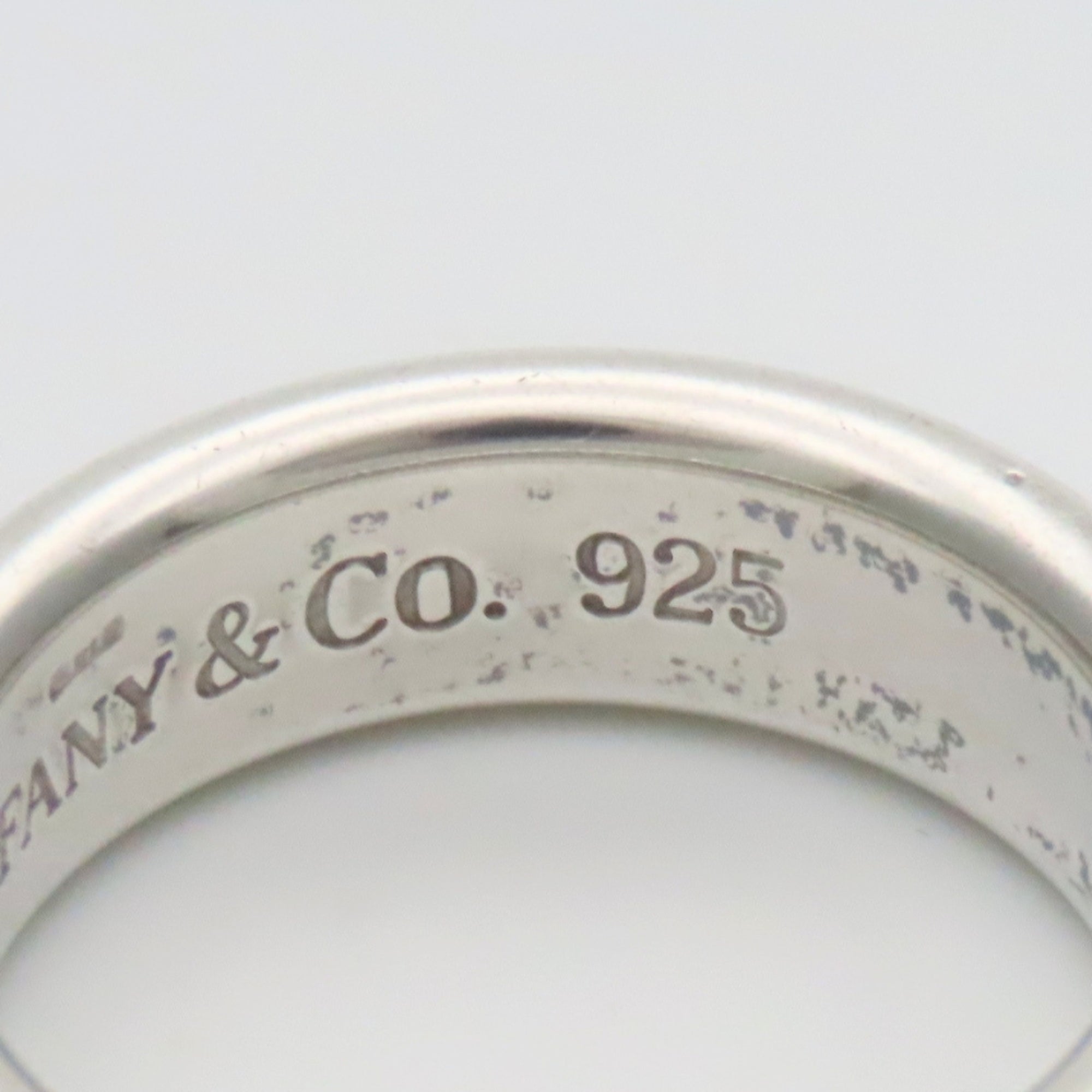 Tiffany Silver Silver 925 Band Ring (Pre-Owned)