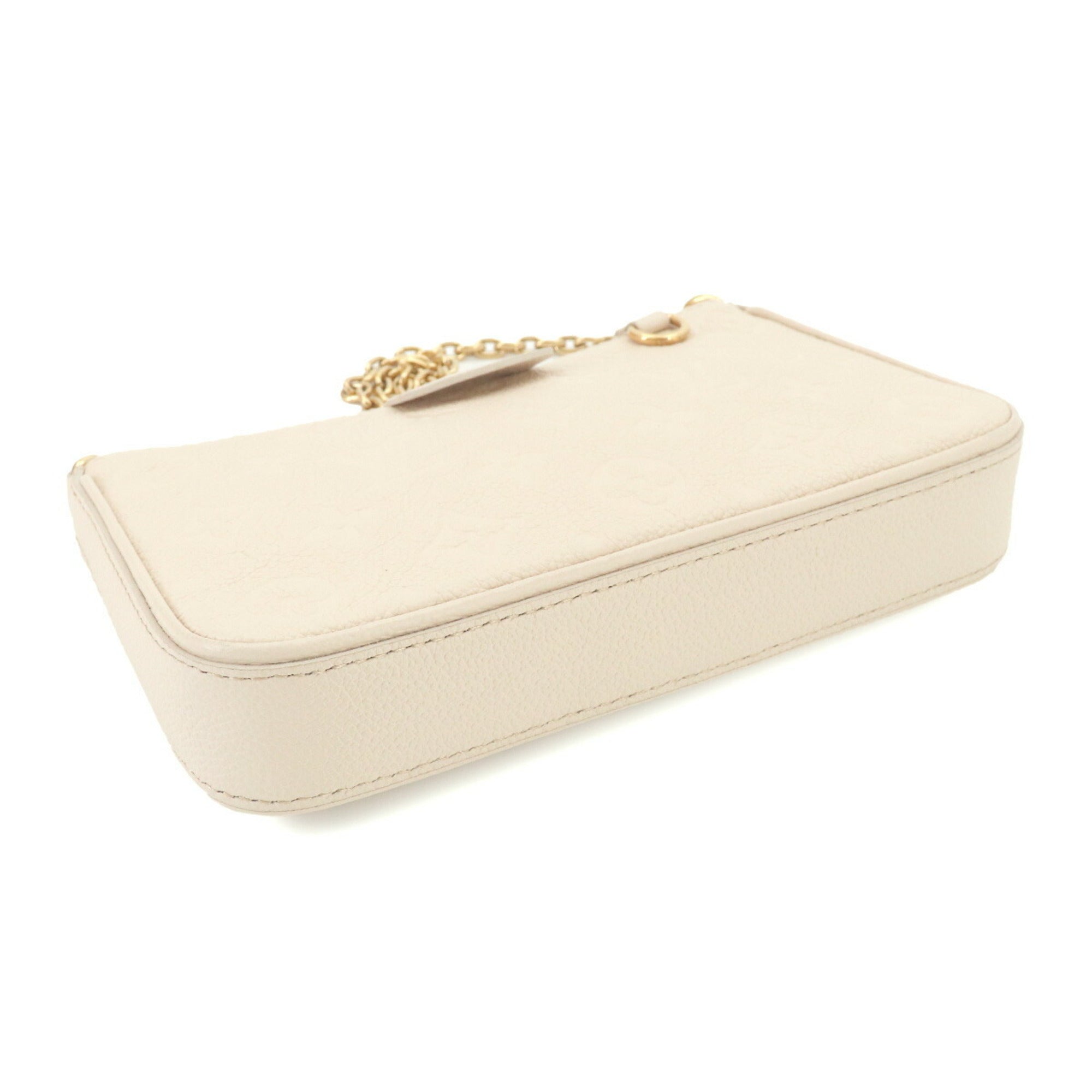 Louis Vuitton Cream Monogram Empreinte Handbag Pouch Shoulder Bag (Pre-Owned)