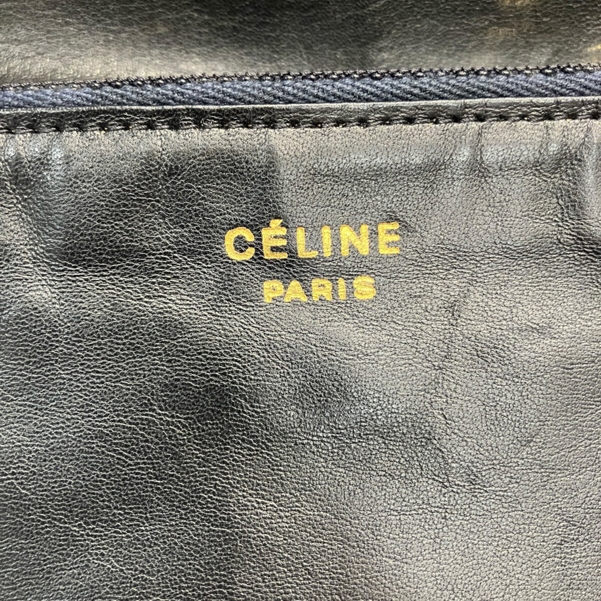 Celine Black Leather Shoulder Bag (Pre-Owned)