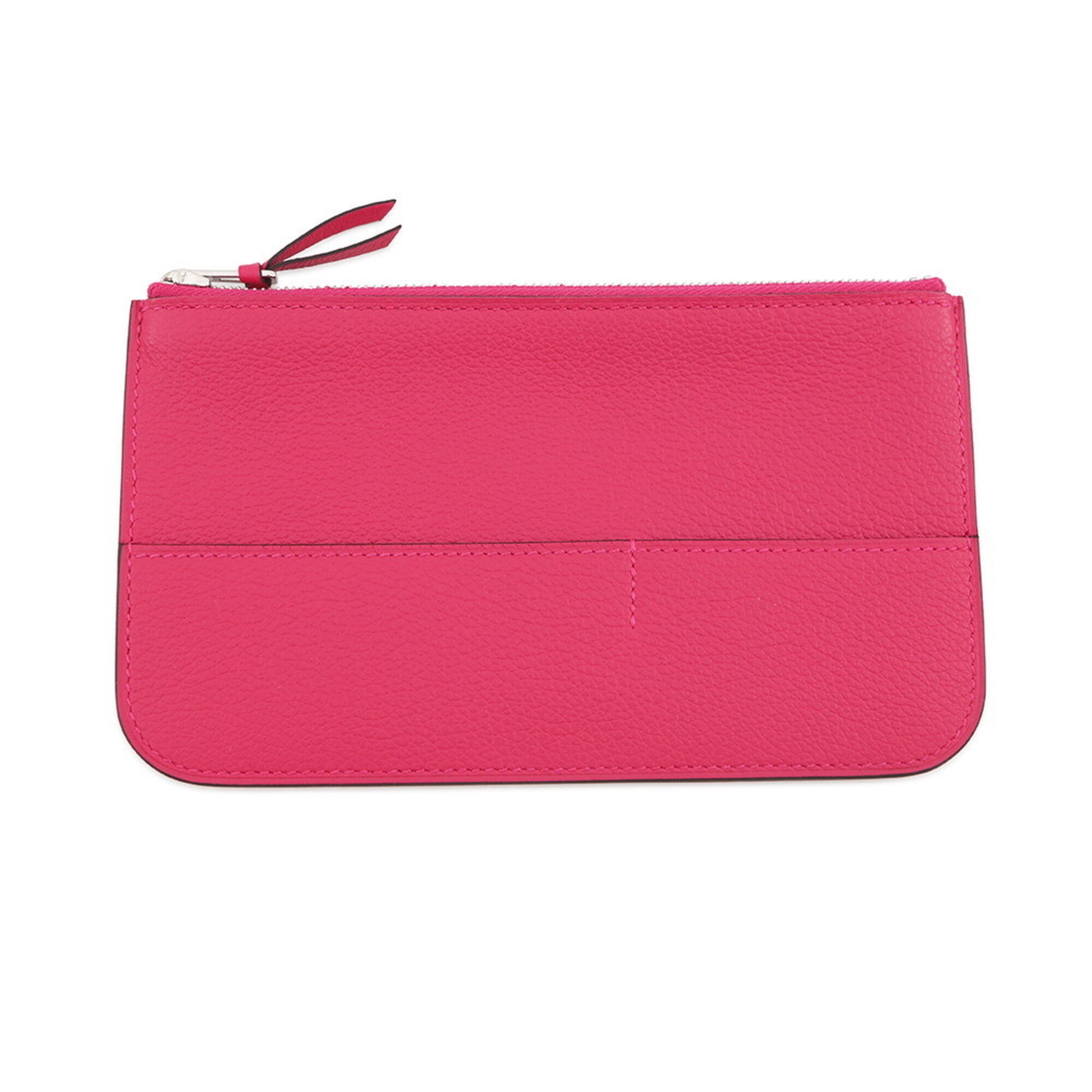 Hermes Pink Togo Leather Long Wallet (Bi-Fold) (Pre-Owned)