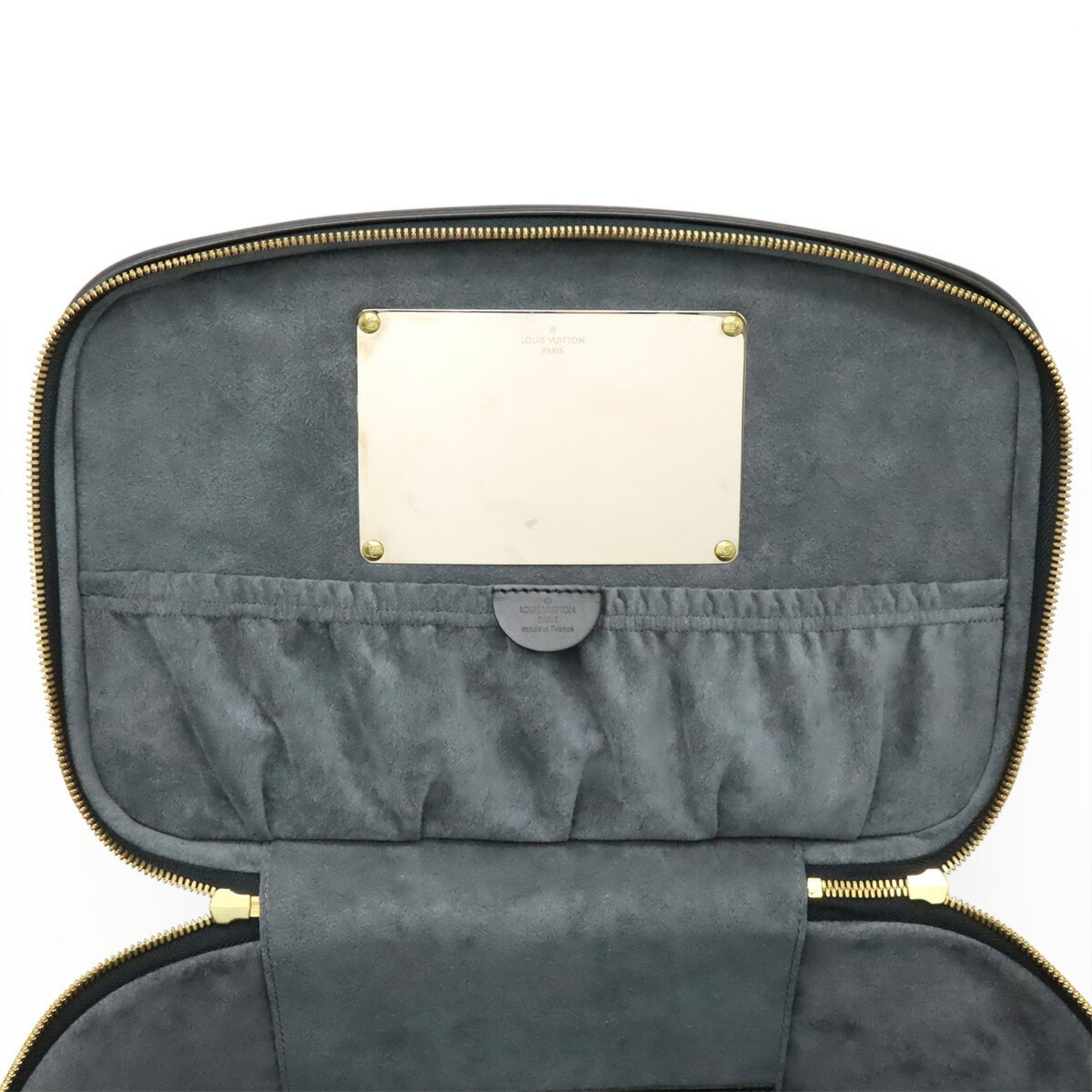 Louis Vuitton Noir Epi Leather Handbag Shoulder Bag Vanity Bag (Pre-Owned)