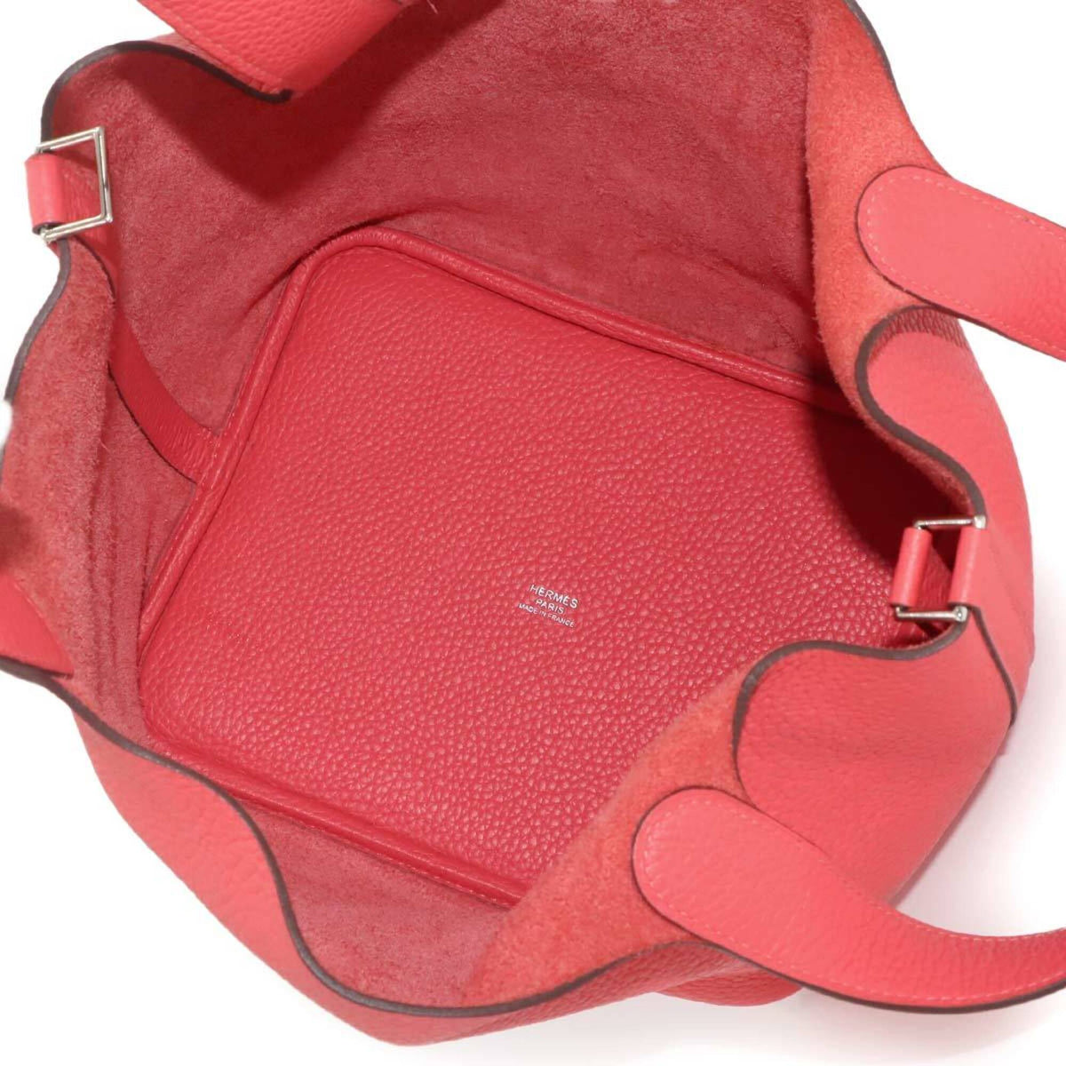 Hermes Pink Rose Jaipur Taurillon Clemence Leather Handbag (Pre-Owned)