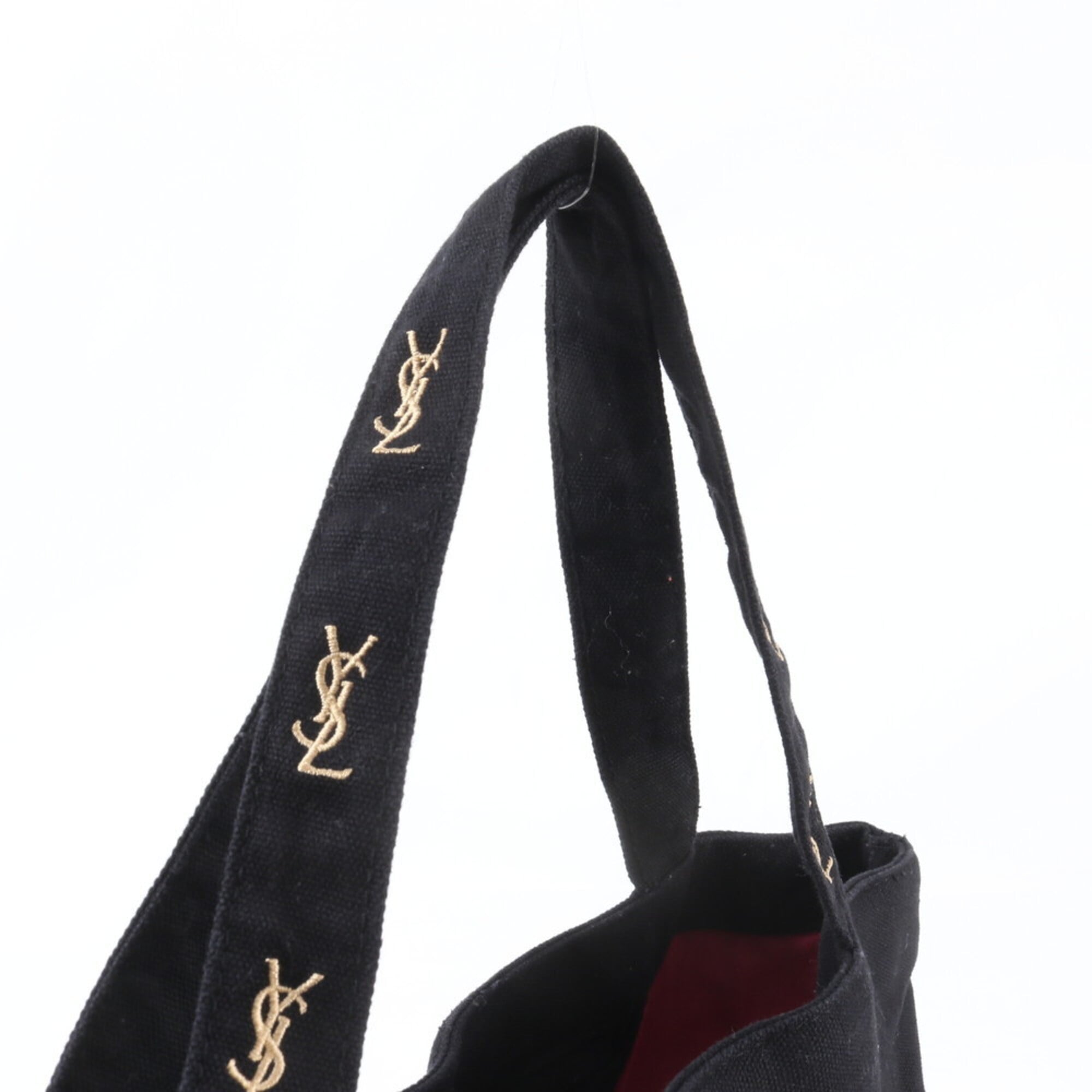 Yves Saint Laurent Black Handbag Shoulder Bag Tote Bag (Pre-Owned)