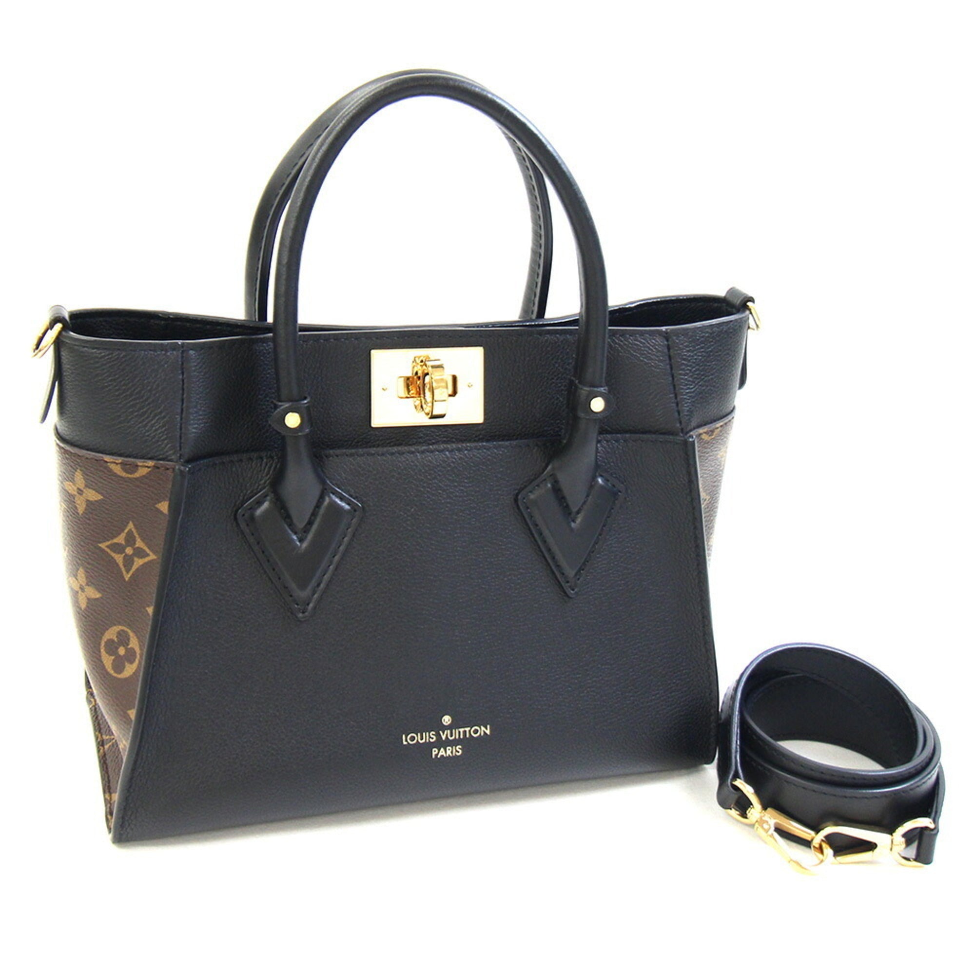 Louis Vuitton Black Monogram Monogram Handbag (Pre-Owned)