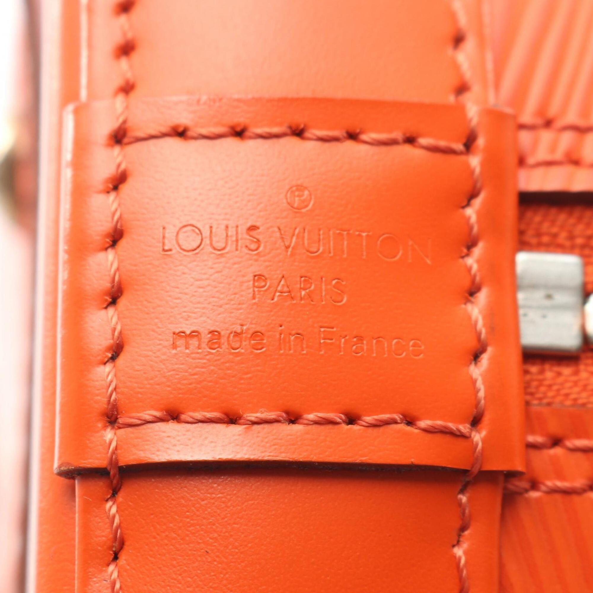 Louis Vuitton Orange Epi Leather Handbag (Pre-Owned)