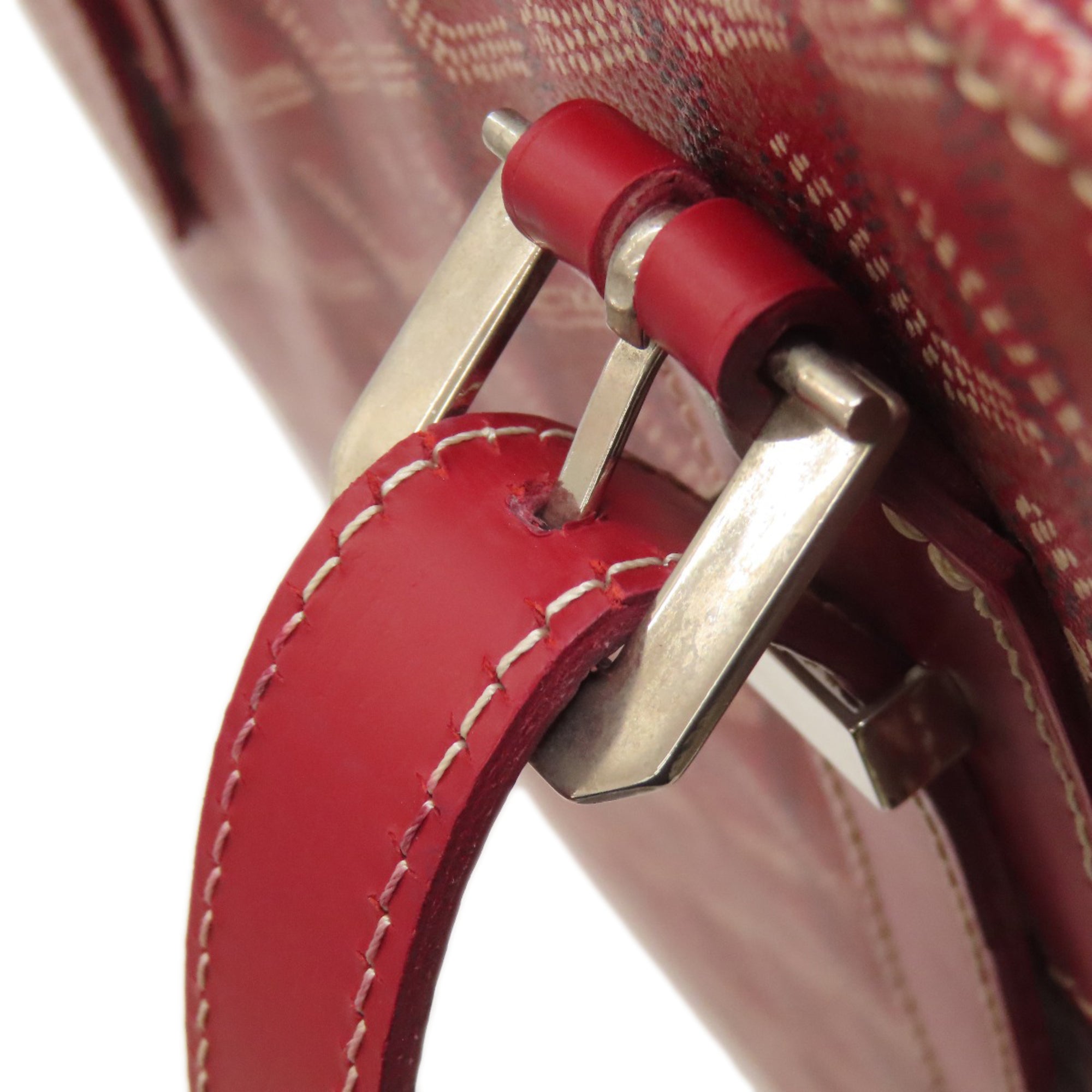 Goyard Red Color Coated Canvas Tote Bag (Pre-Owned)