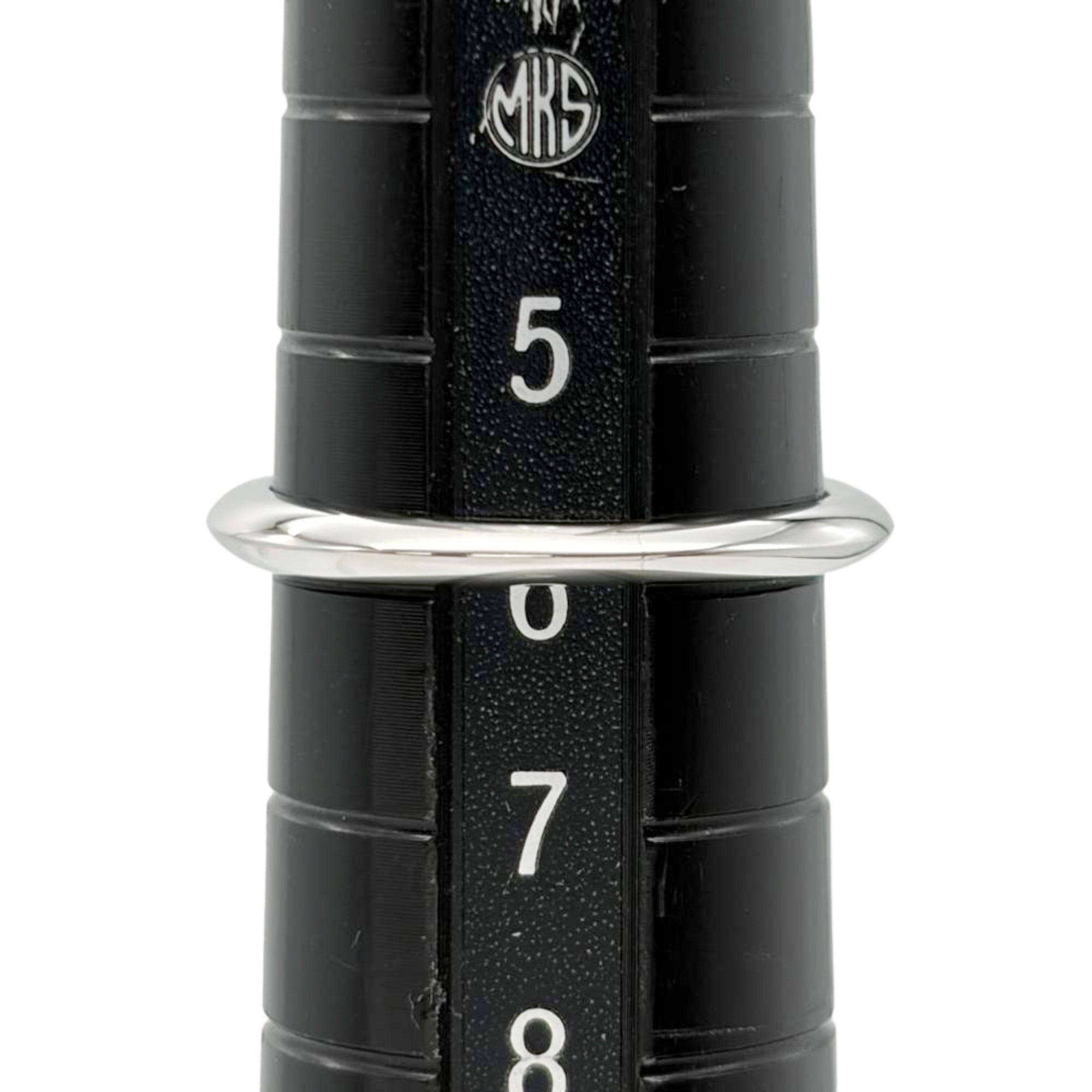 Tiffany Platinum Platinum 950 Band Ring (Pre-Owned)