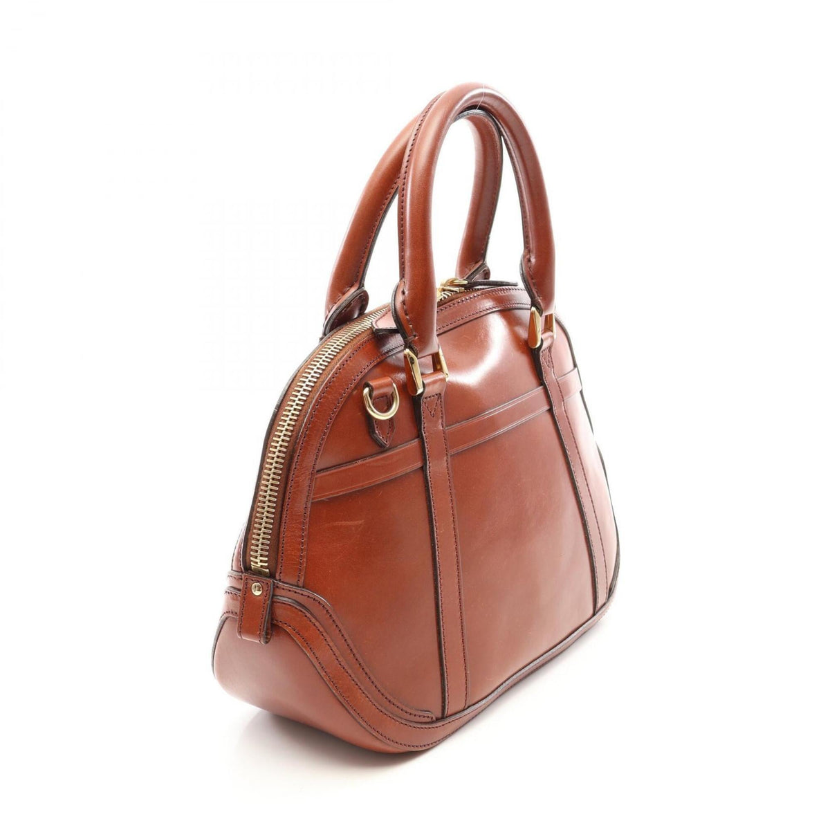 Burberry Brown Leather Handbag (Pre-Owned)
