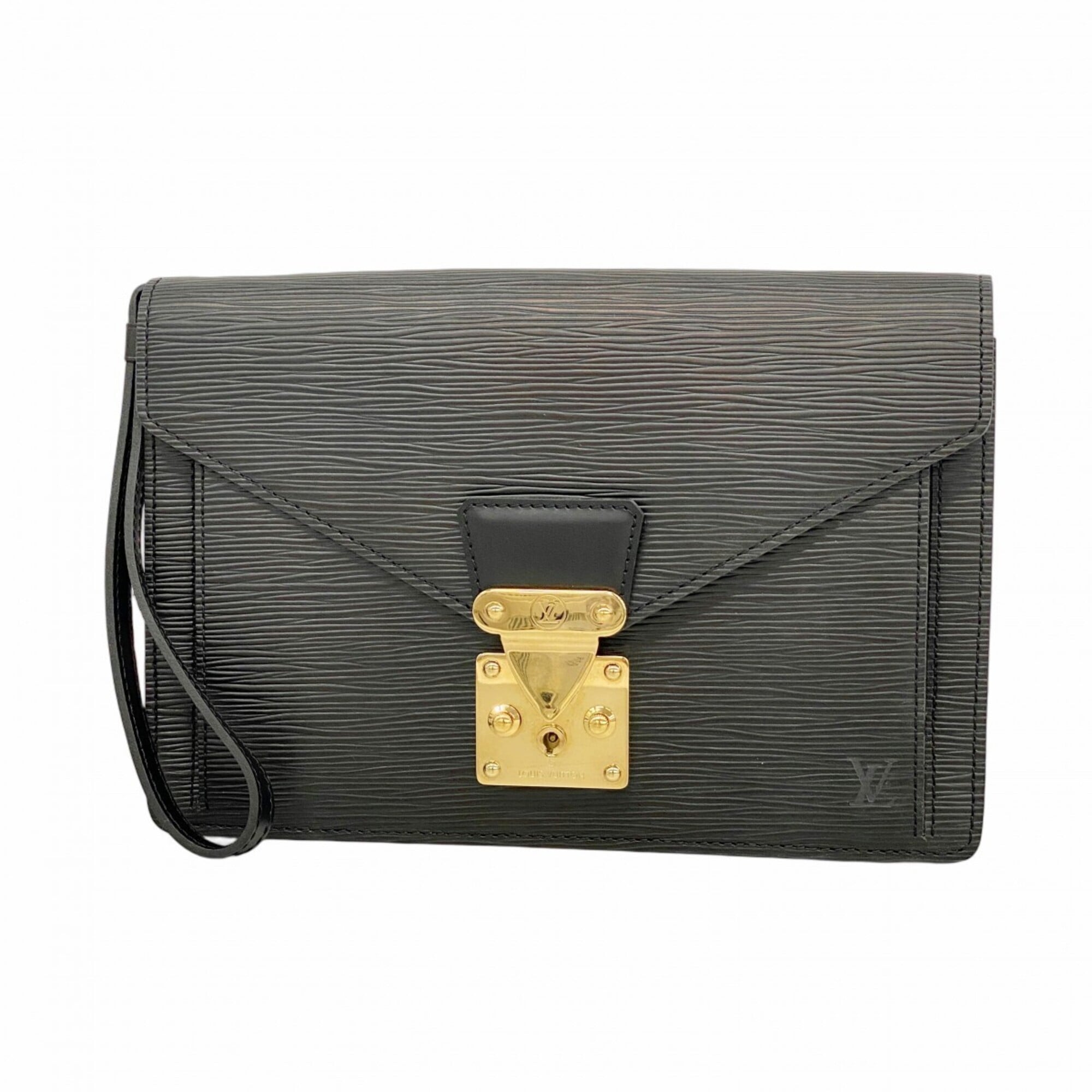 Louis Vuitton Noir Clutch Bag (Pre-Owned)