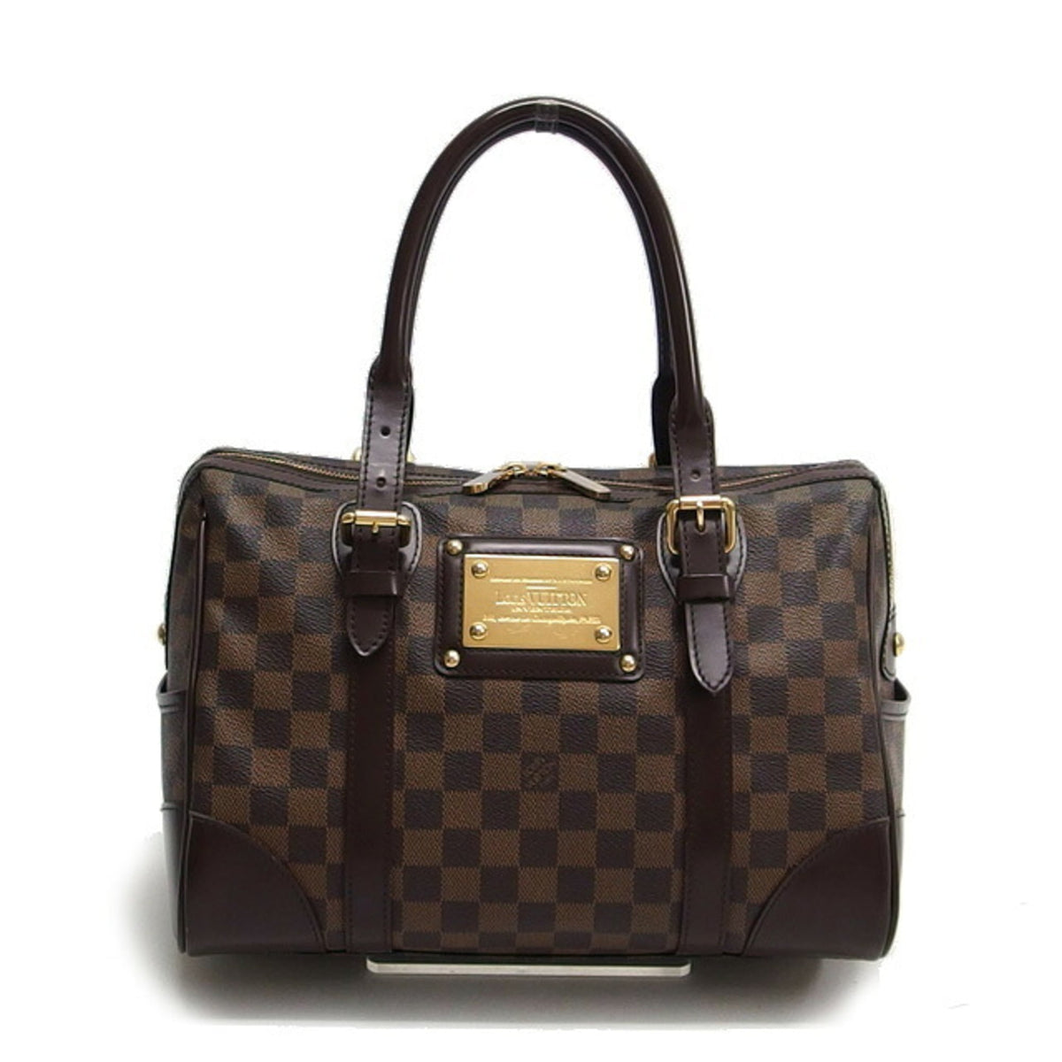 Louis Vuitton Damier Dark Brown Damier Canvas Boston Bag Handbag (Pre-Owned)