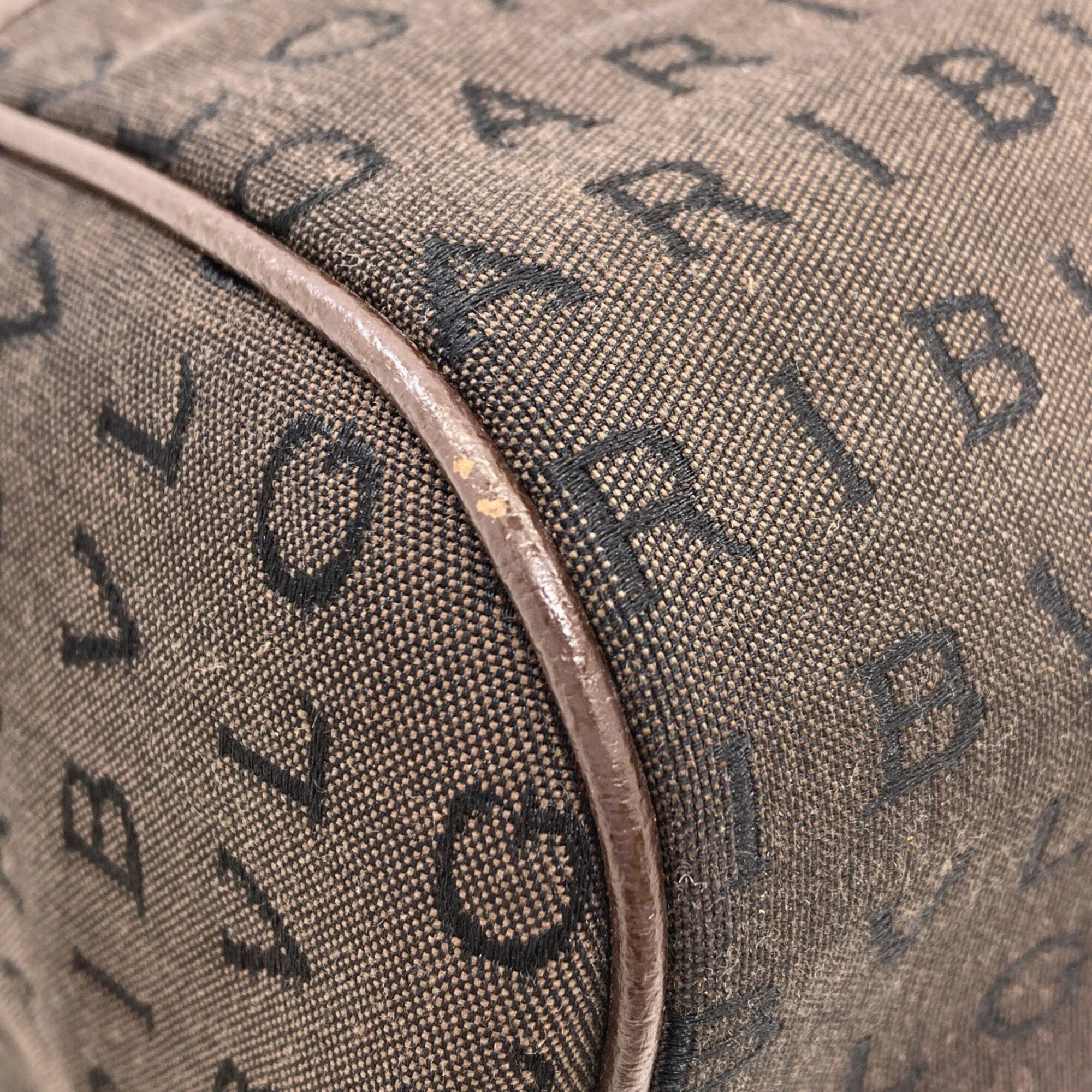 Bvlgari Brown Canvas Handbag (Pre-Owned)