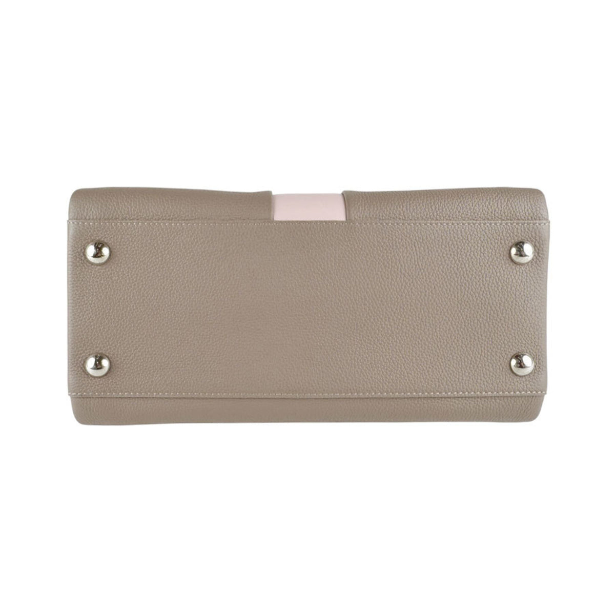 Louis Vuitton Grayish Pink Leather Handbag Shoulder Bag (Pre-Owned)