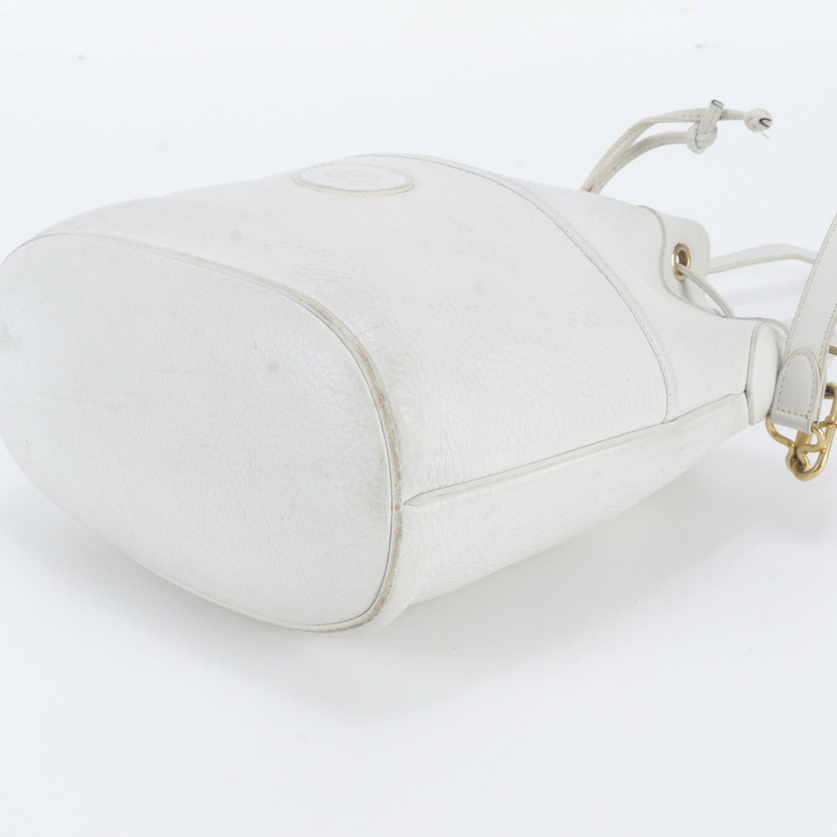Gucci White Leather Crossbody Bag Shoulder Bag (Pre-Owned)