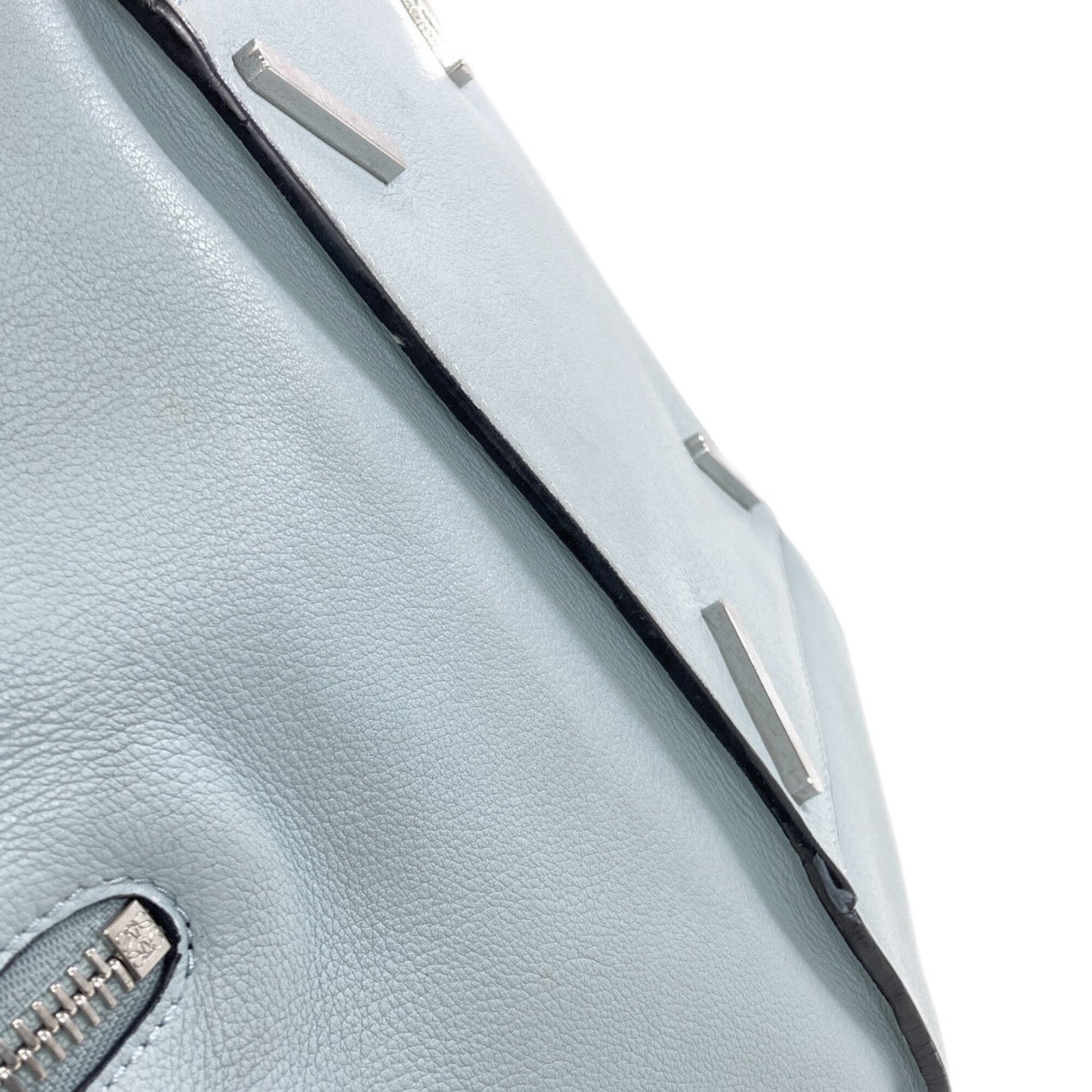 Loewe Light Blue Leather Handbag Pouch (Pre-Owned)