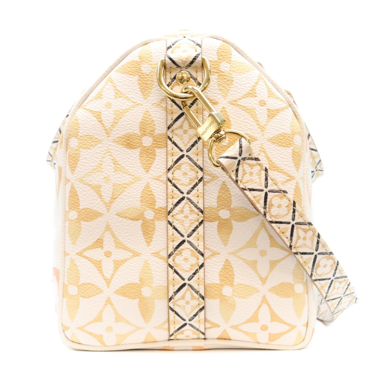 Louis Vuitton Beige Monogram Boston Bag (Pre-Owned)