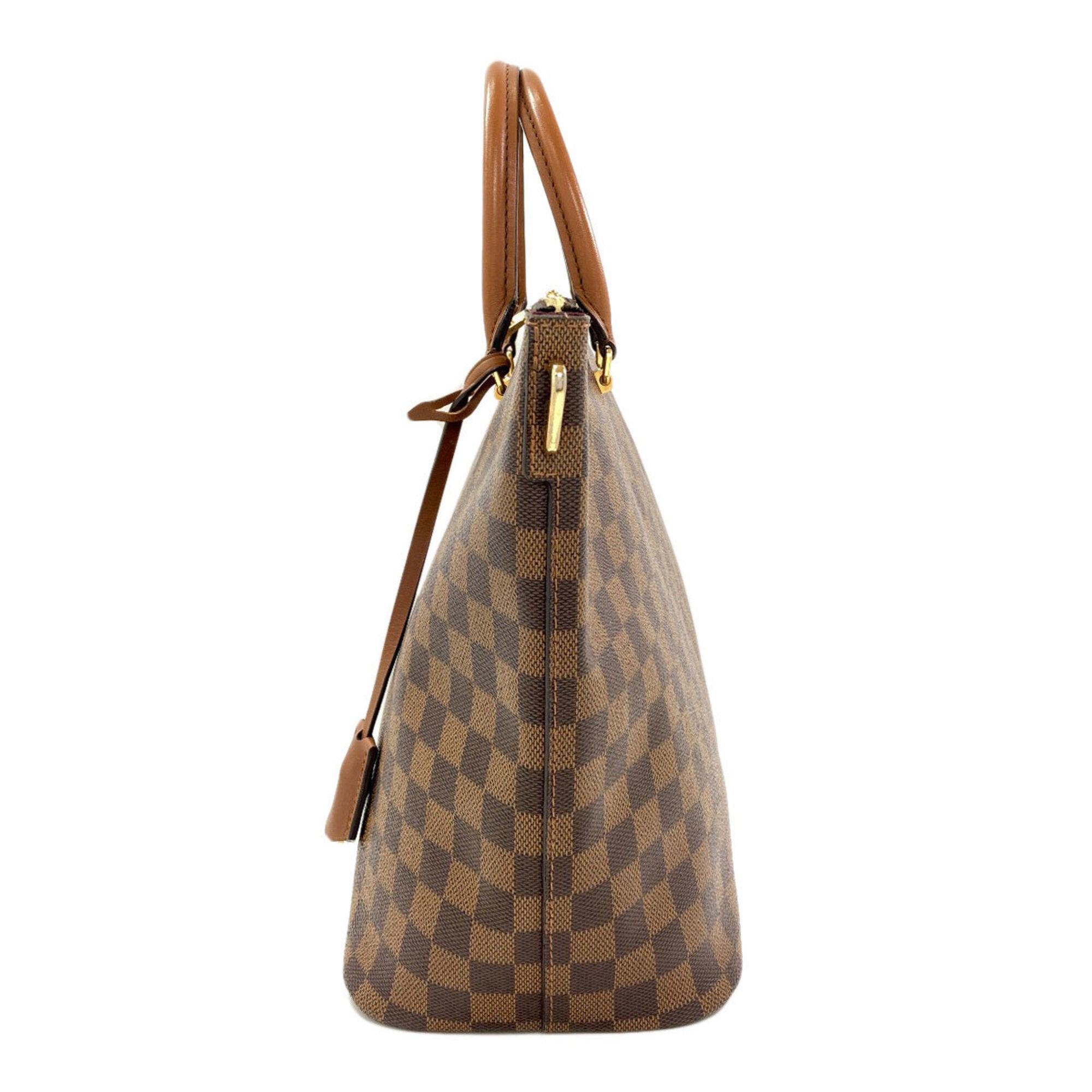 Louis Vuitton Damier Damier Canvas Ebene Damier Canvas Handbag (Pre-Owned)