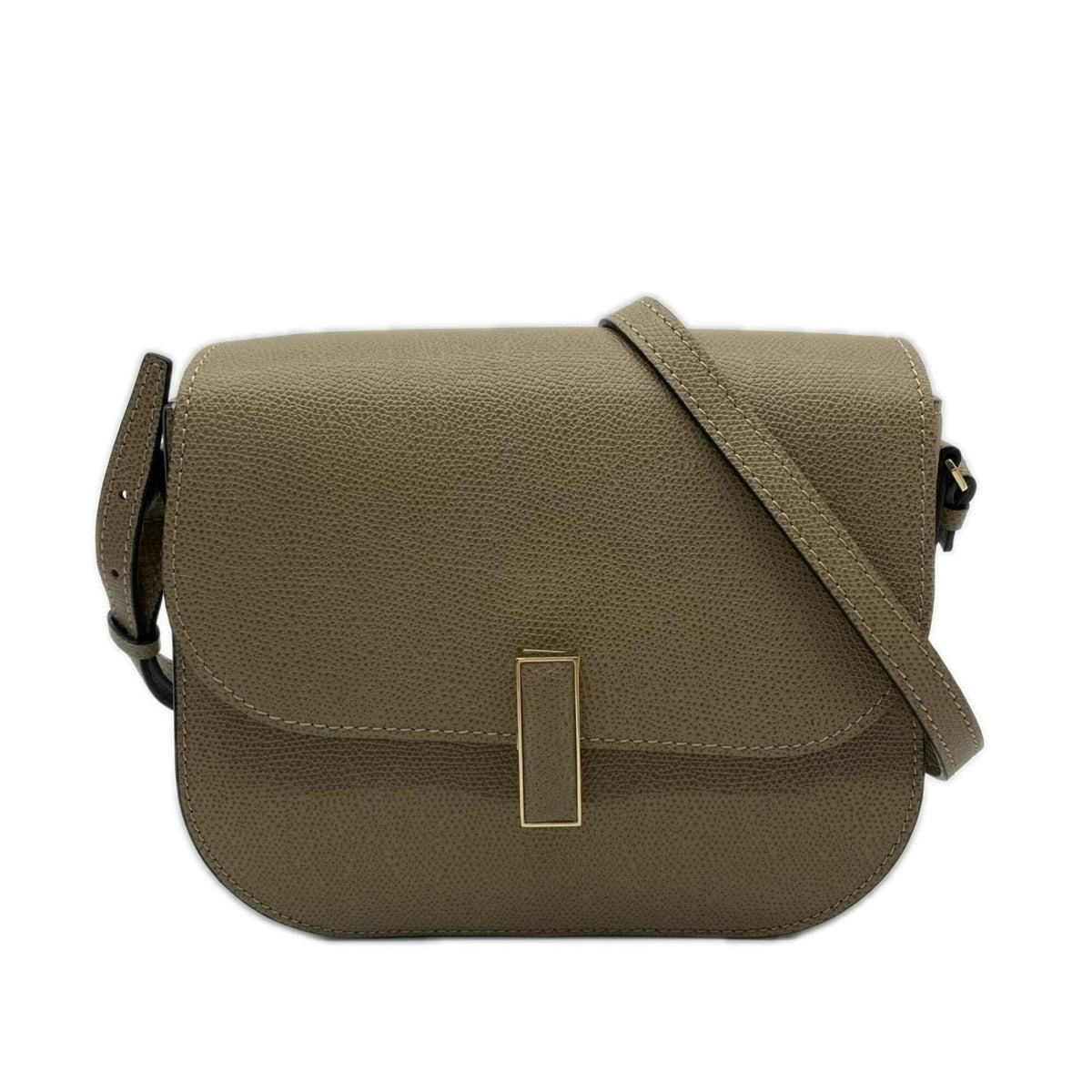 Valextra Brown Leather Shoulder Bag (Pre-Owned)