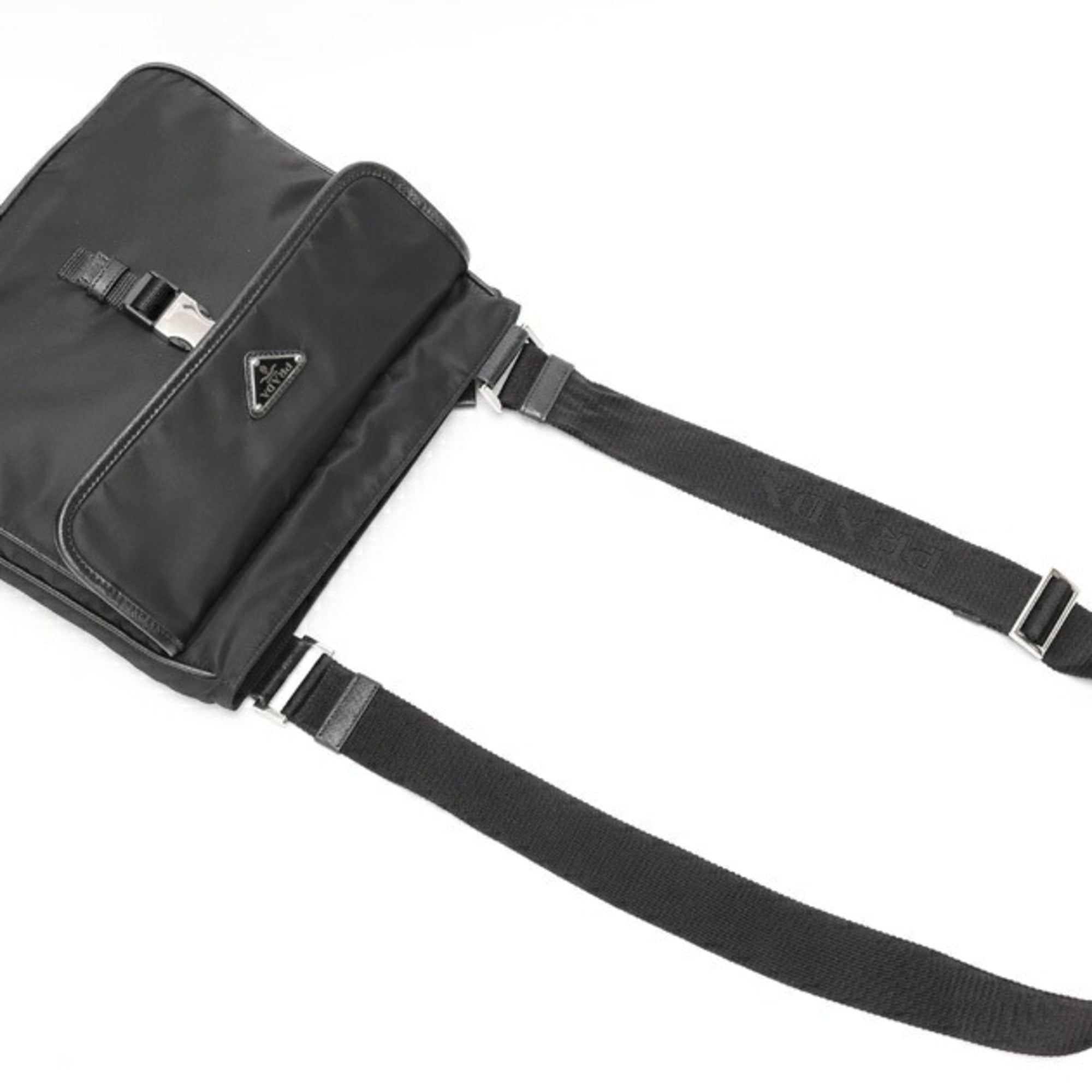 Prada Black Nylon Shoulder Bag (Pre-Owned)