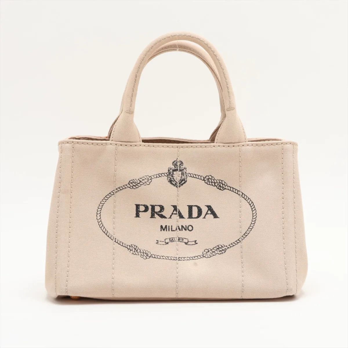 Prada Beige Handbag Shoulder Bag Tote Bag (Pre-Owned)