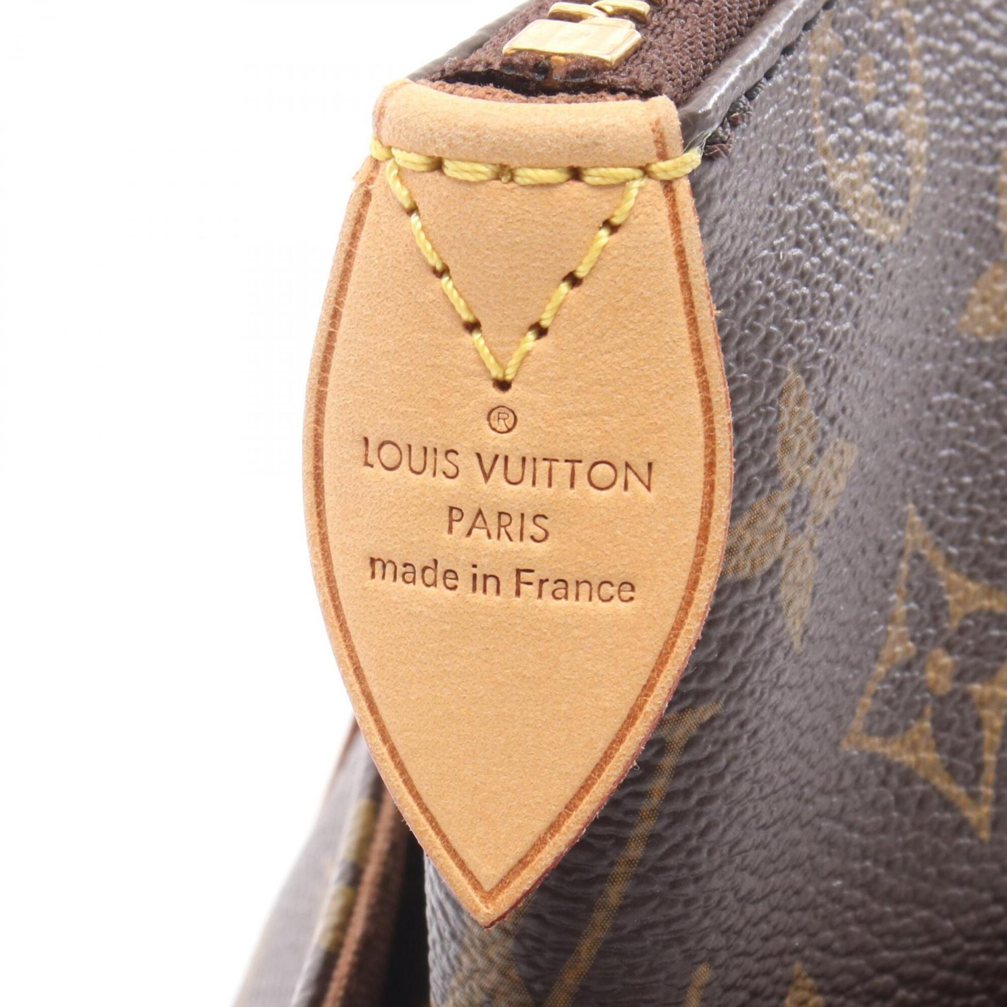 Louis Vuitton Brown Monogram Handbag Tote Bag (Pre-Owned)