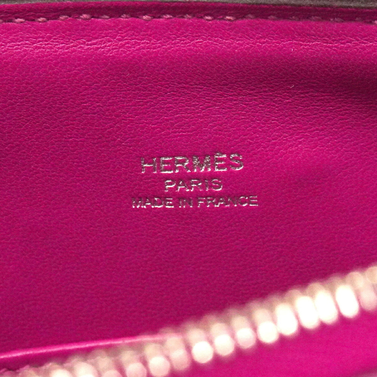 Hermes Rose Purple Chevre Myzore Leather Handbag (Pre-Owned)
