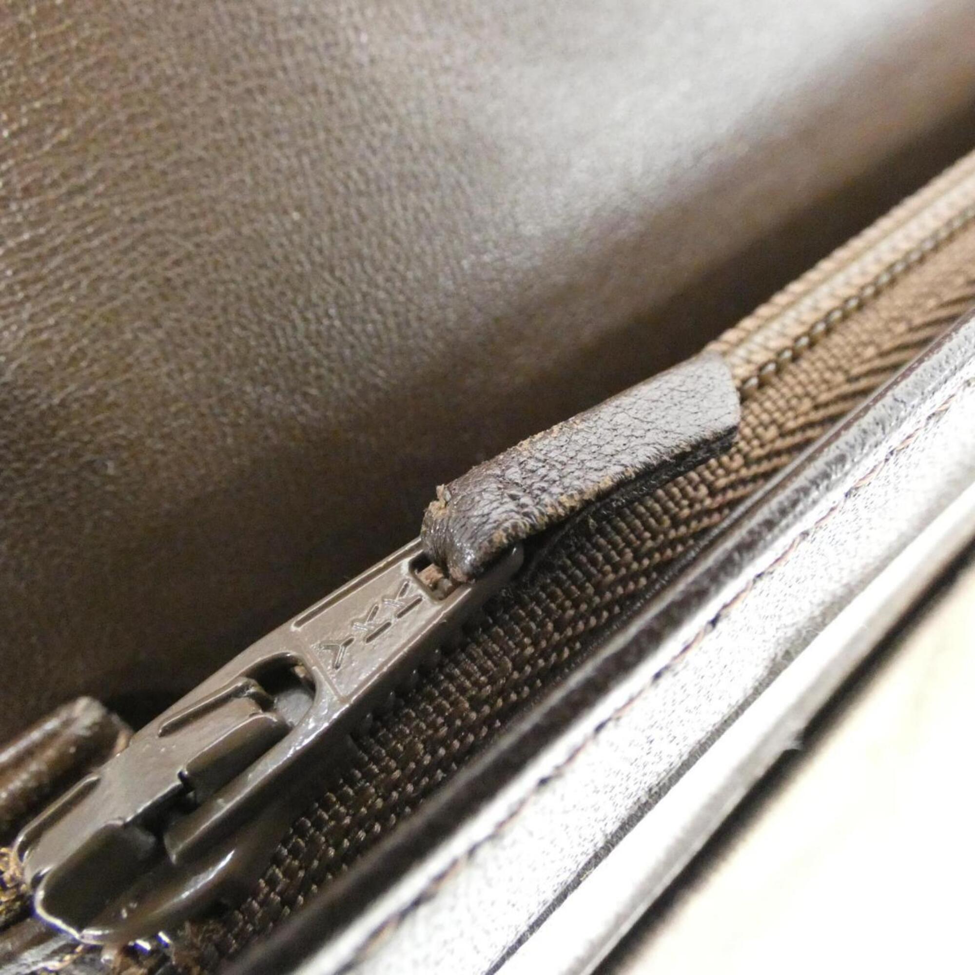 Chanel Khaki Travel Line Long Wallet (Bi-Fold) (Pre-Owned)