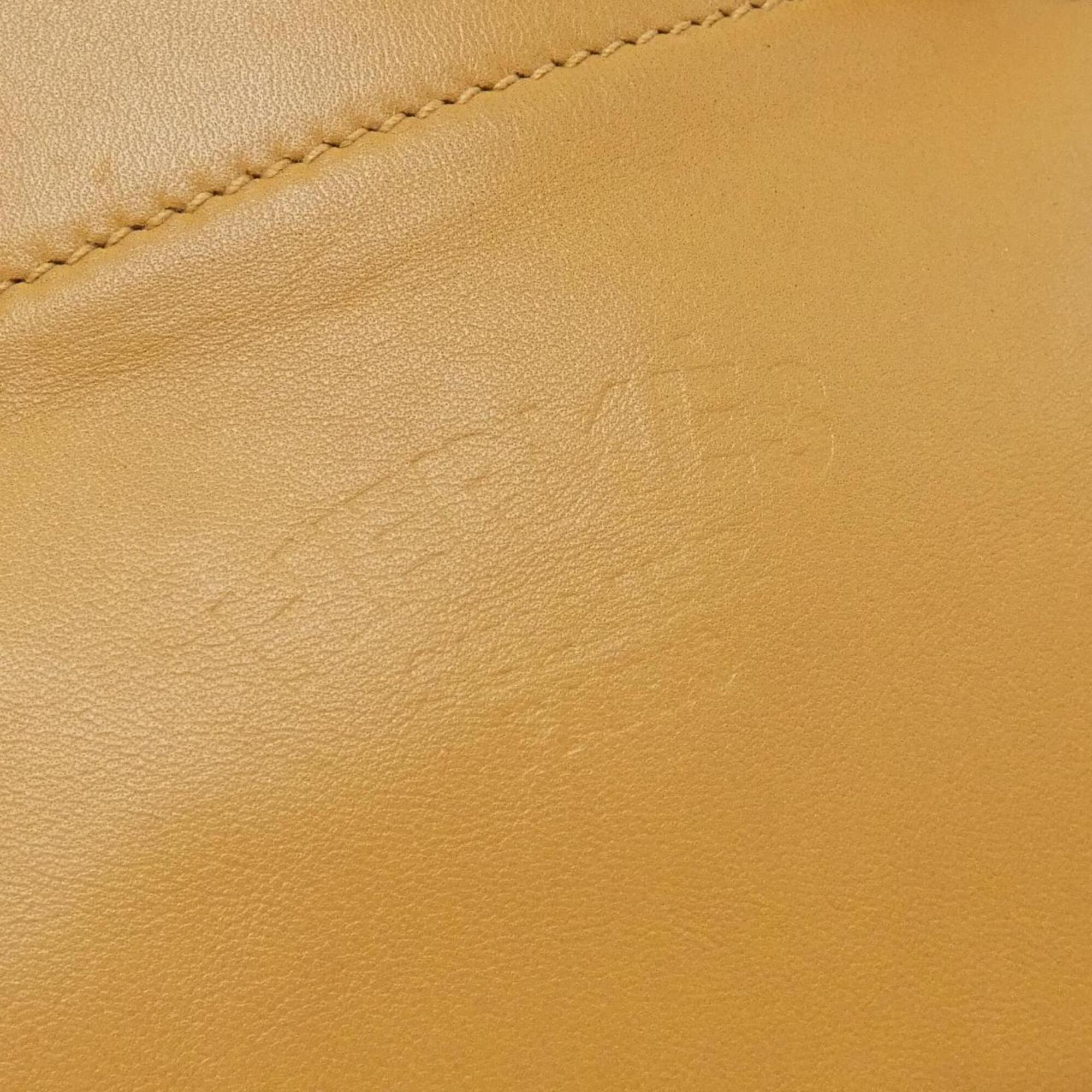 Hermes Alezan Bicolor Agneau Milo Swift Leather Shoulder Bag (Pre-Owned)