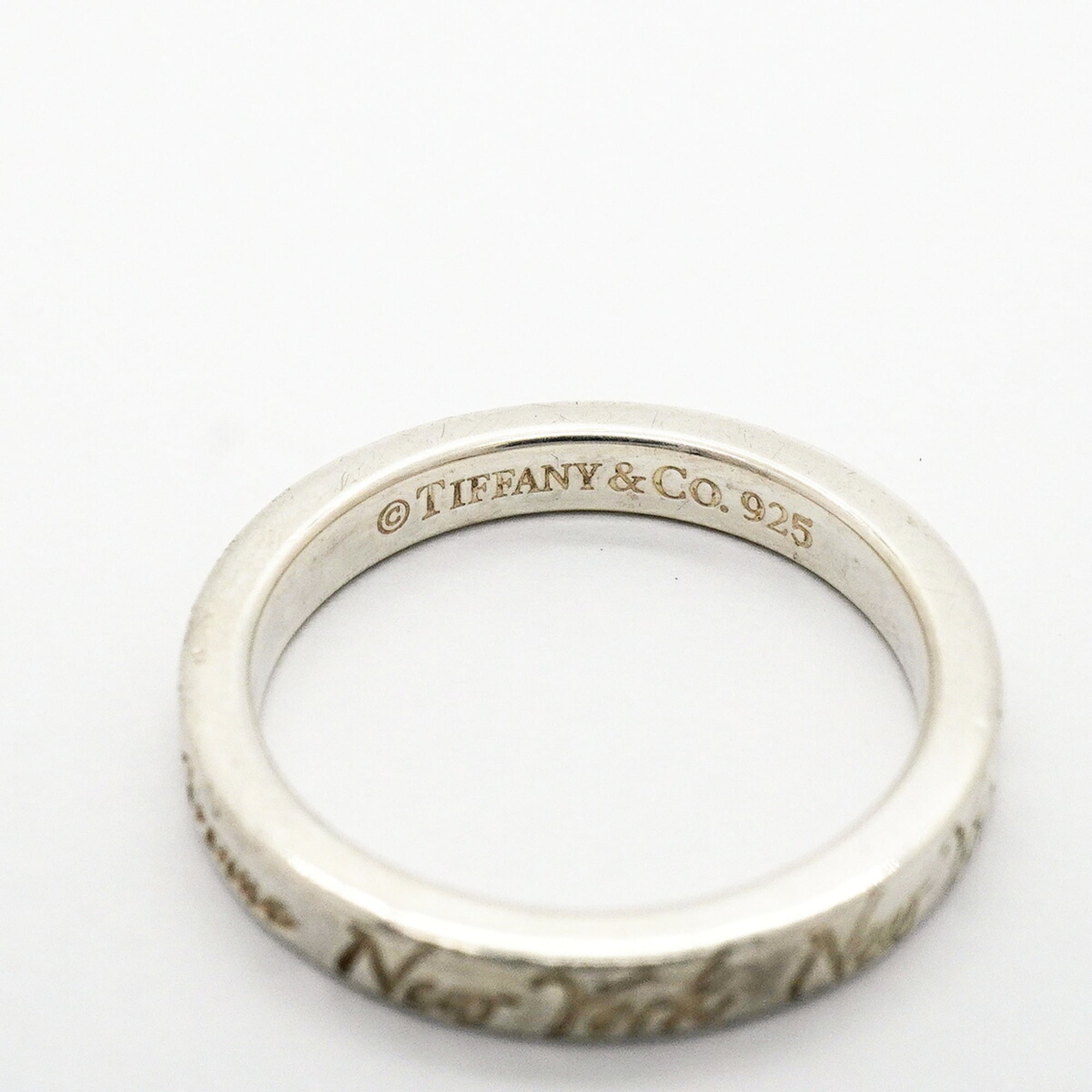 Tiffany Silver 925 Band Ring (Pre-Owned)