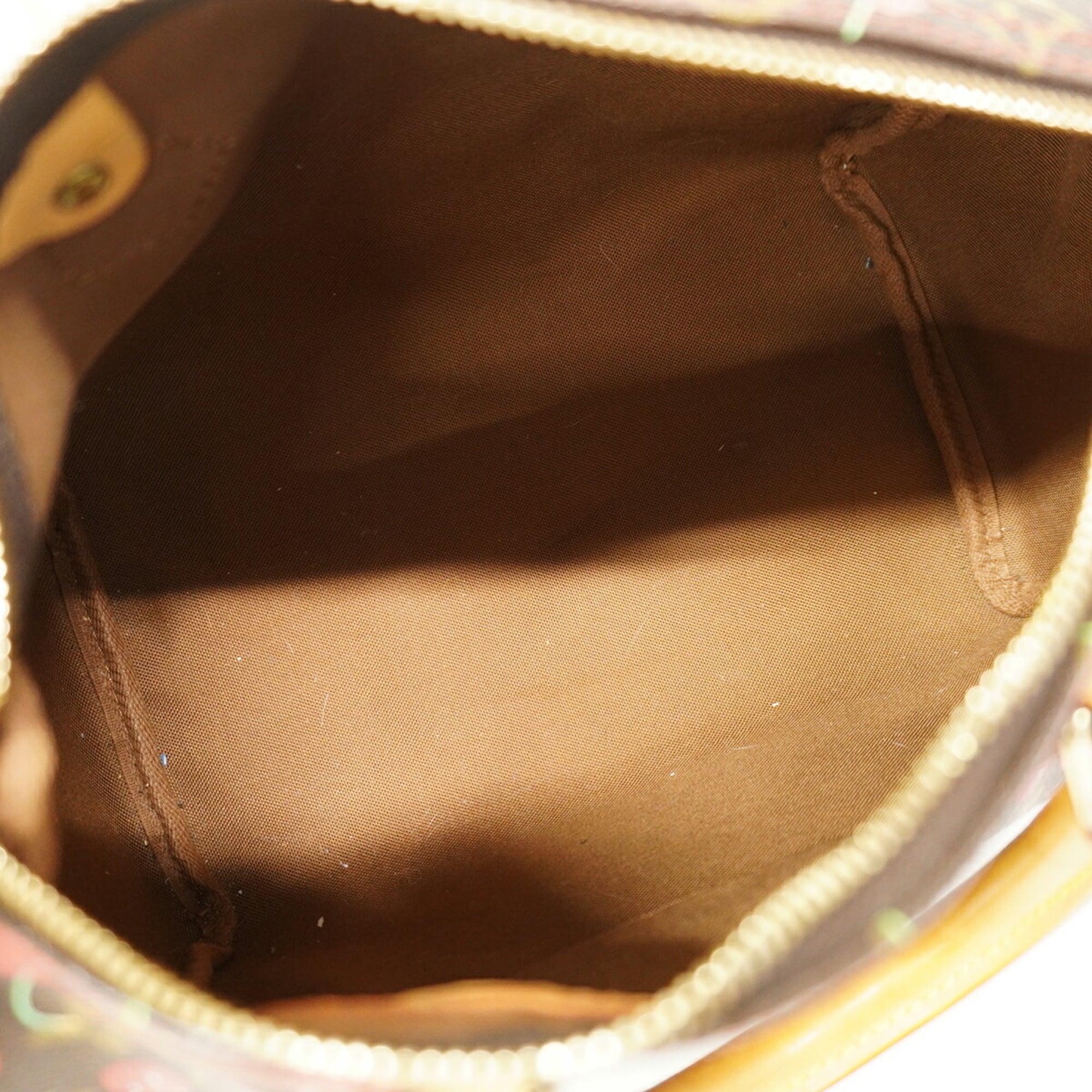 Louis Vuitton Brown Red Color Handbag (Pre-Owned)