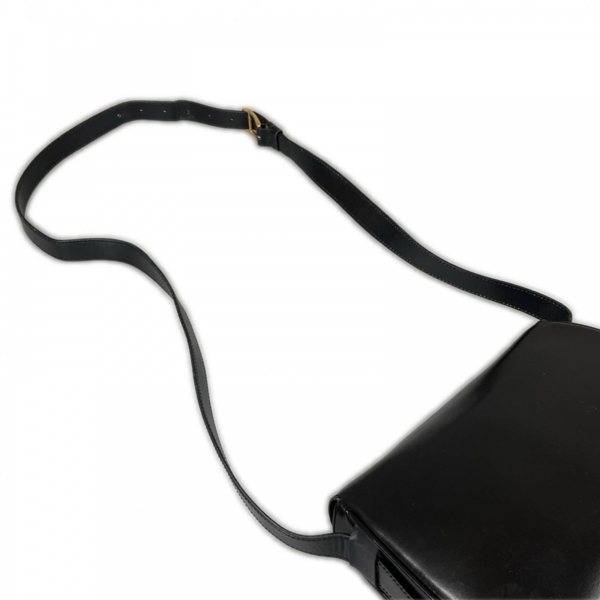 Celine Black Leather Shoulder Bag (Pre-Owned)