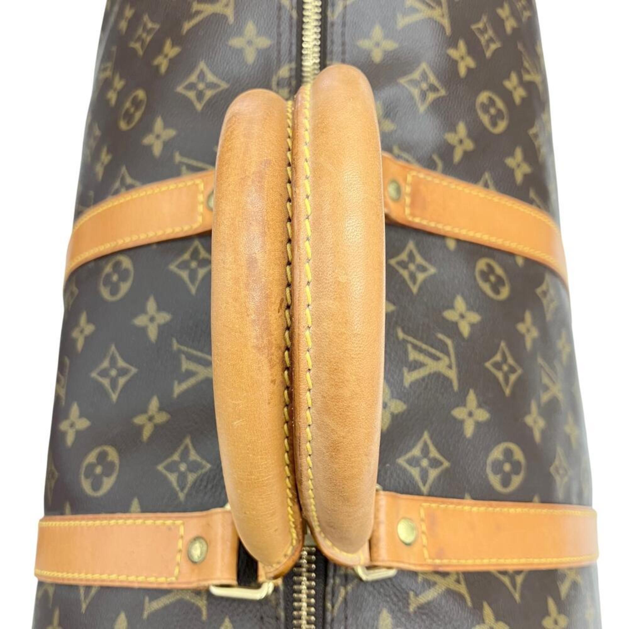 Louis Vuitton Monogram Brown Monogram Boston Bag Shoulder Bag (Pre-Owned)
