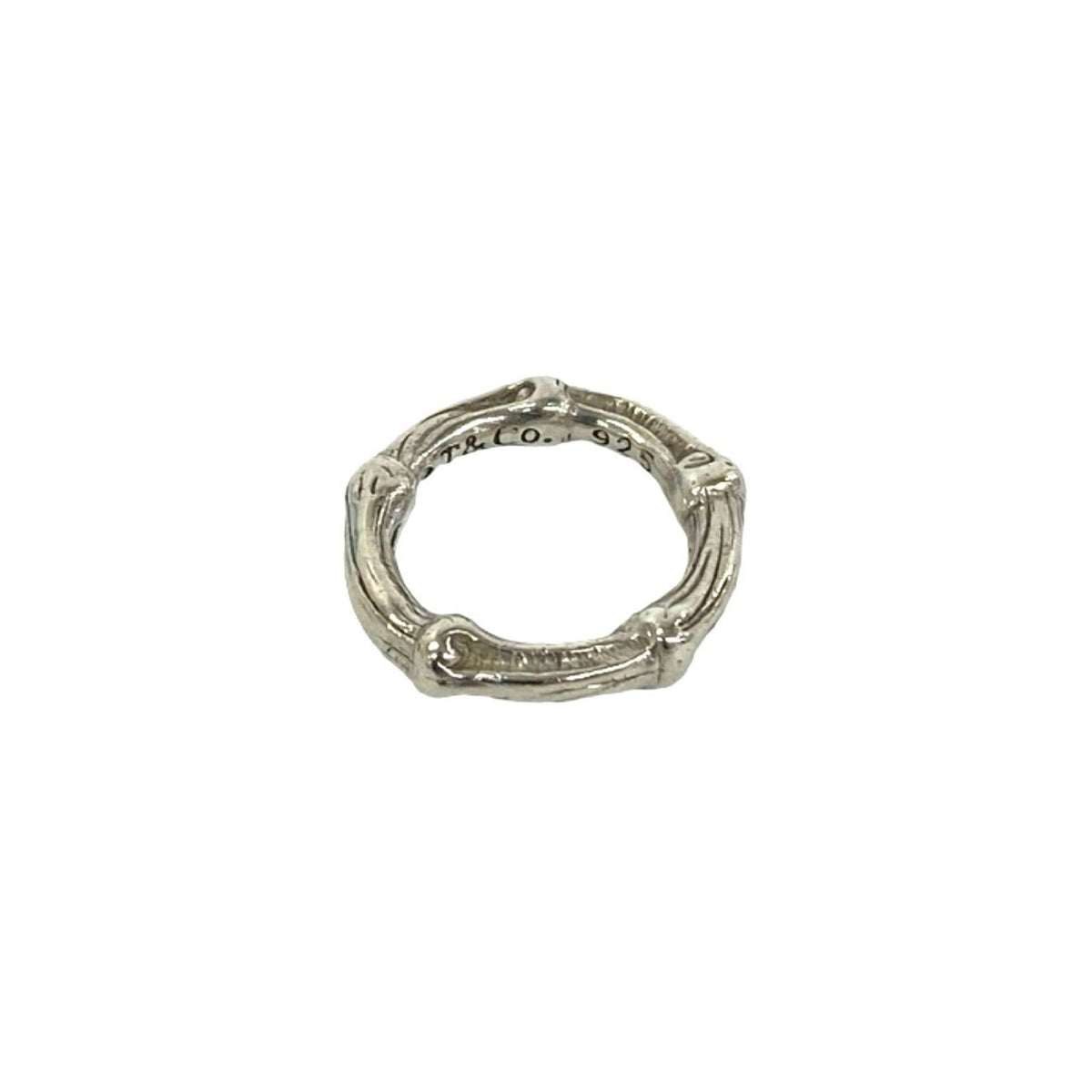 Tiffany Silver Silver 925 Band Ring (Pre-Owned)