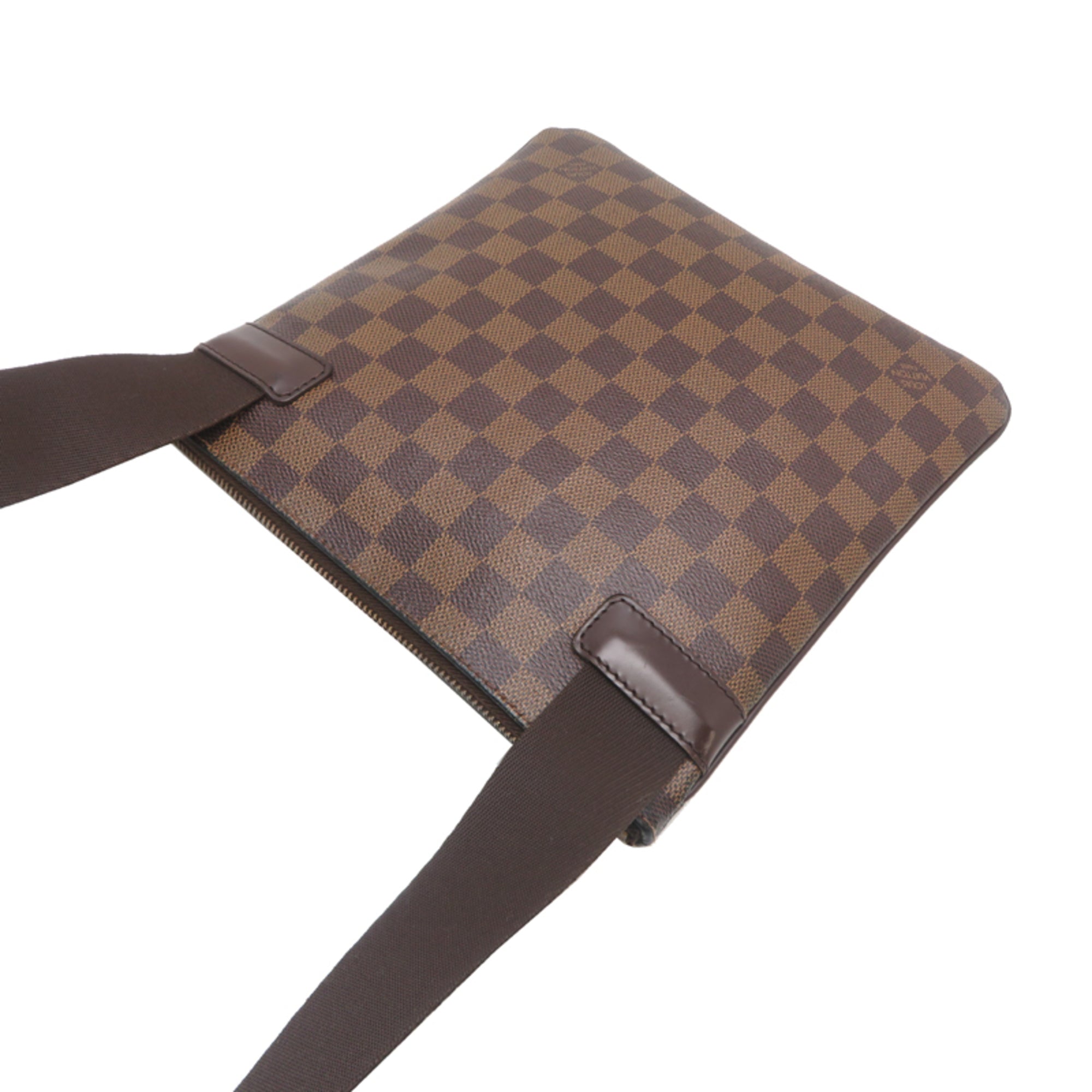 Louis Vuitton Brown Damier Azur Pochette Shoulder Bag (Pre-Owned)