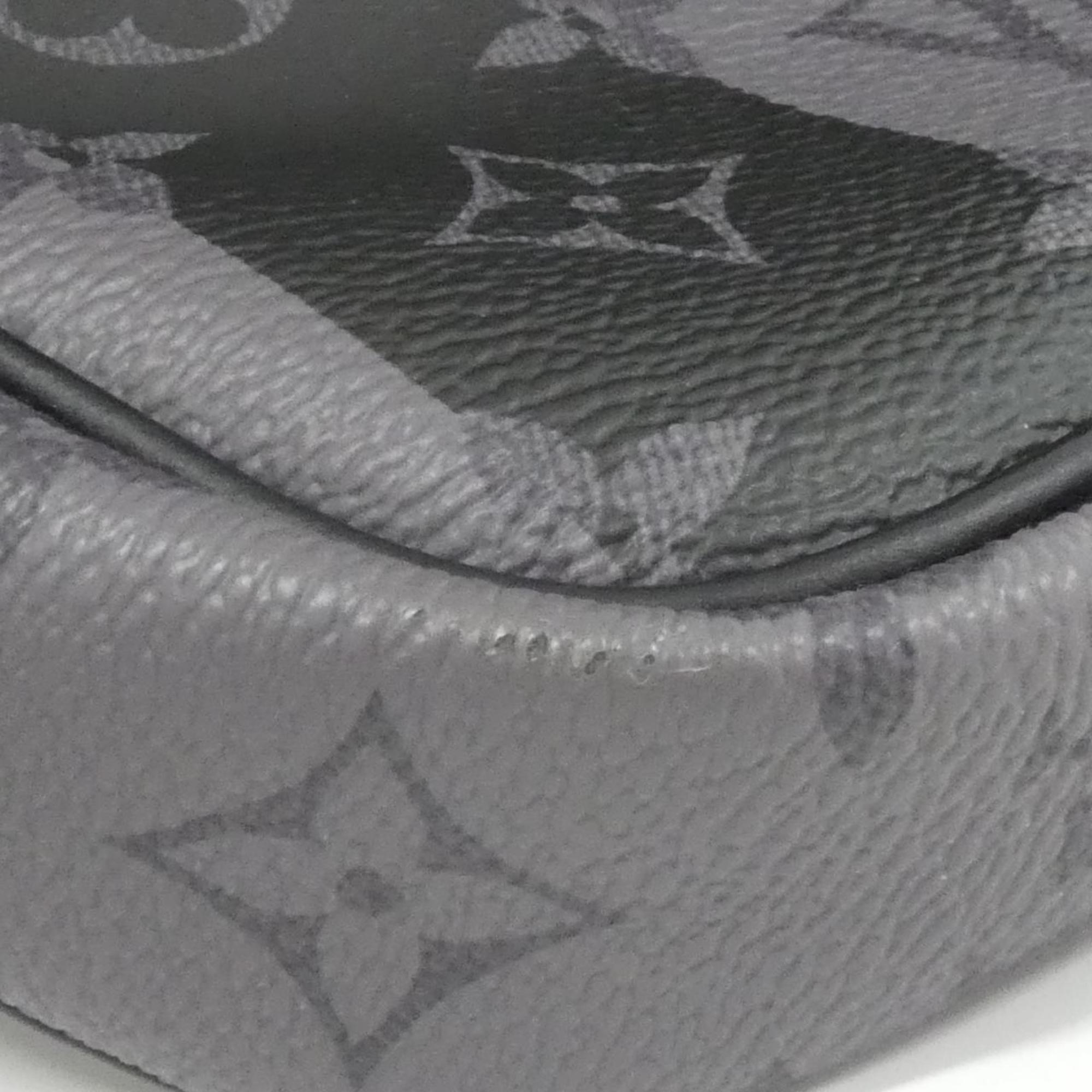 Louis Vuitton Black Coated Canvas Shoulder Bag (Pre-Owned)
