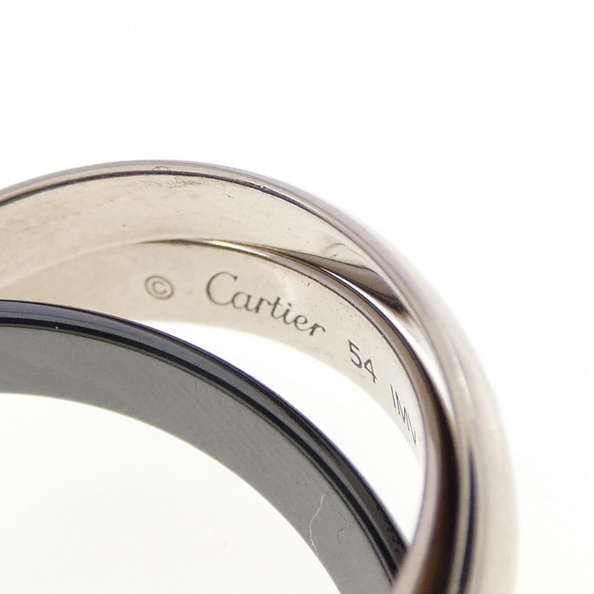 Cartier White Gold (18K) Ceramic Band Ring (Pre-Owned)