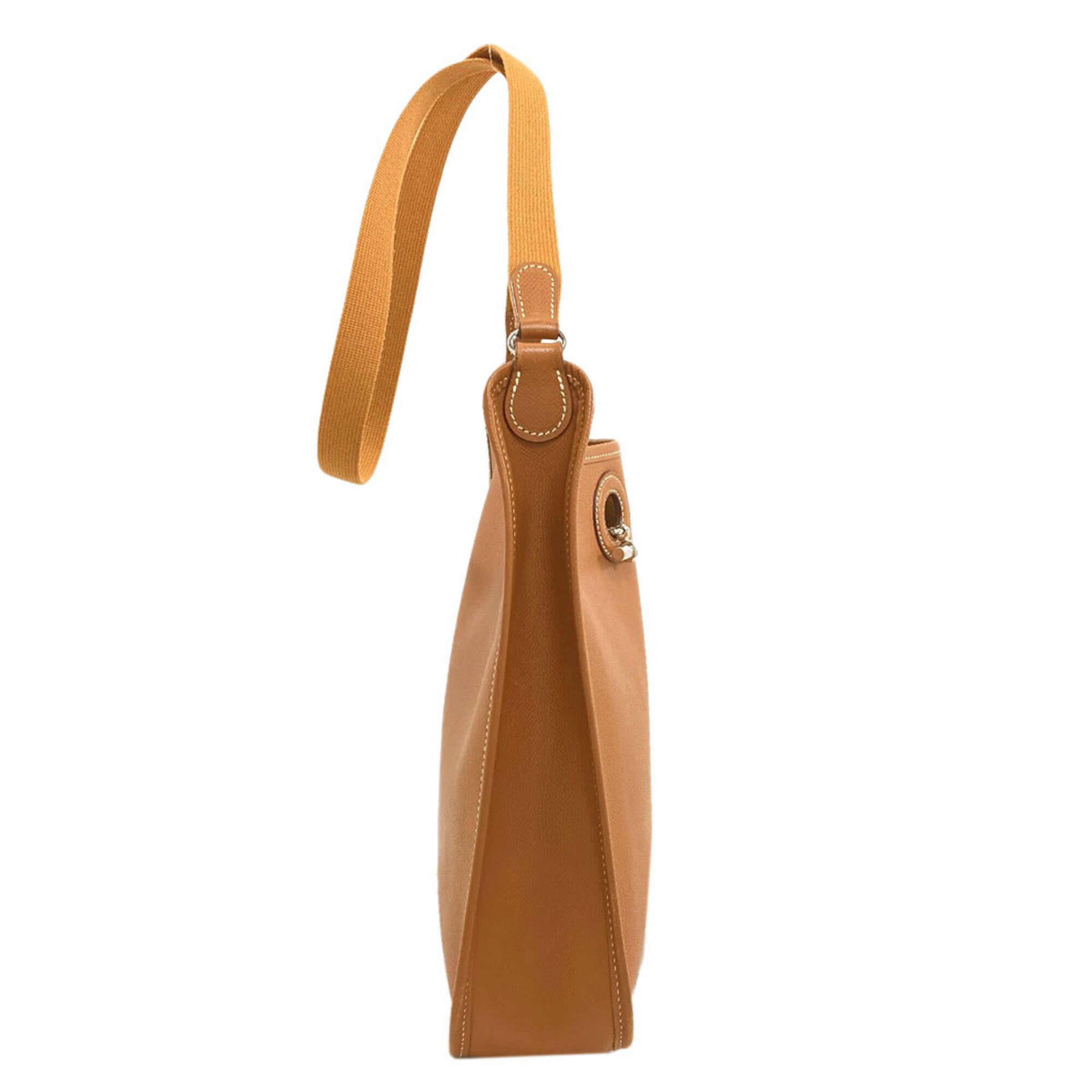 Hermes Vespa Brown Epsom Leather Shoulder Bag (Pre-Owned)