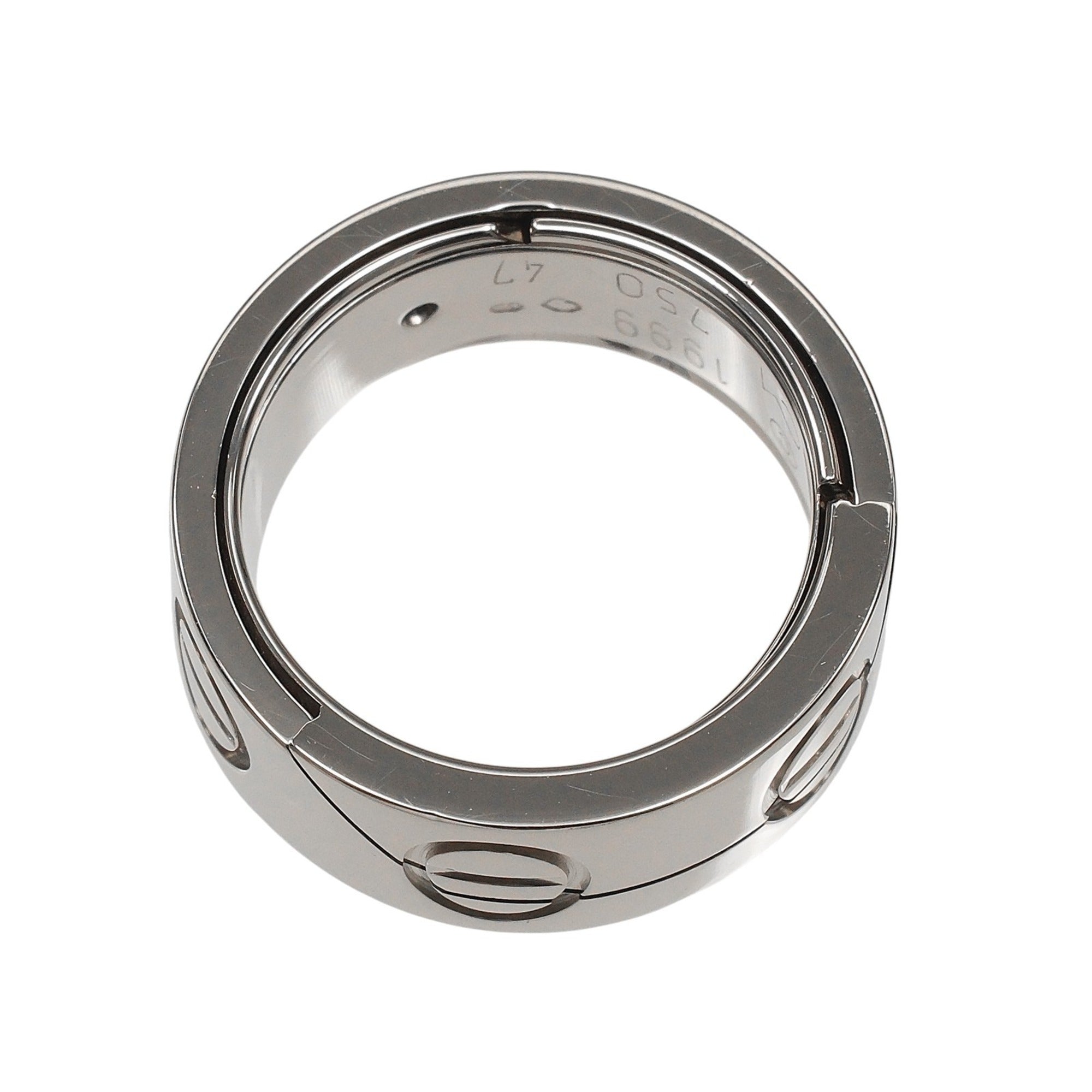 Cartier White Gold (18K) Band Ring (Pre-Owned)