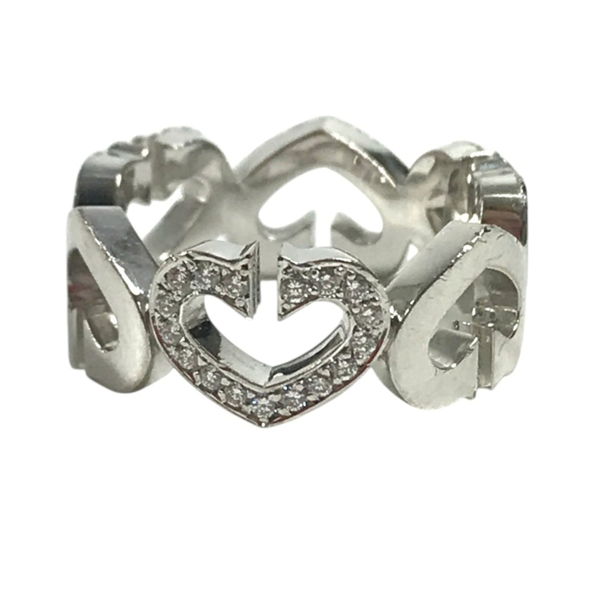 Cartier Silver White Gold (18K) Band Ring (Pre-Owned)