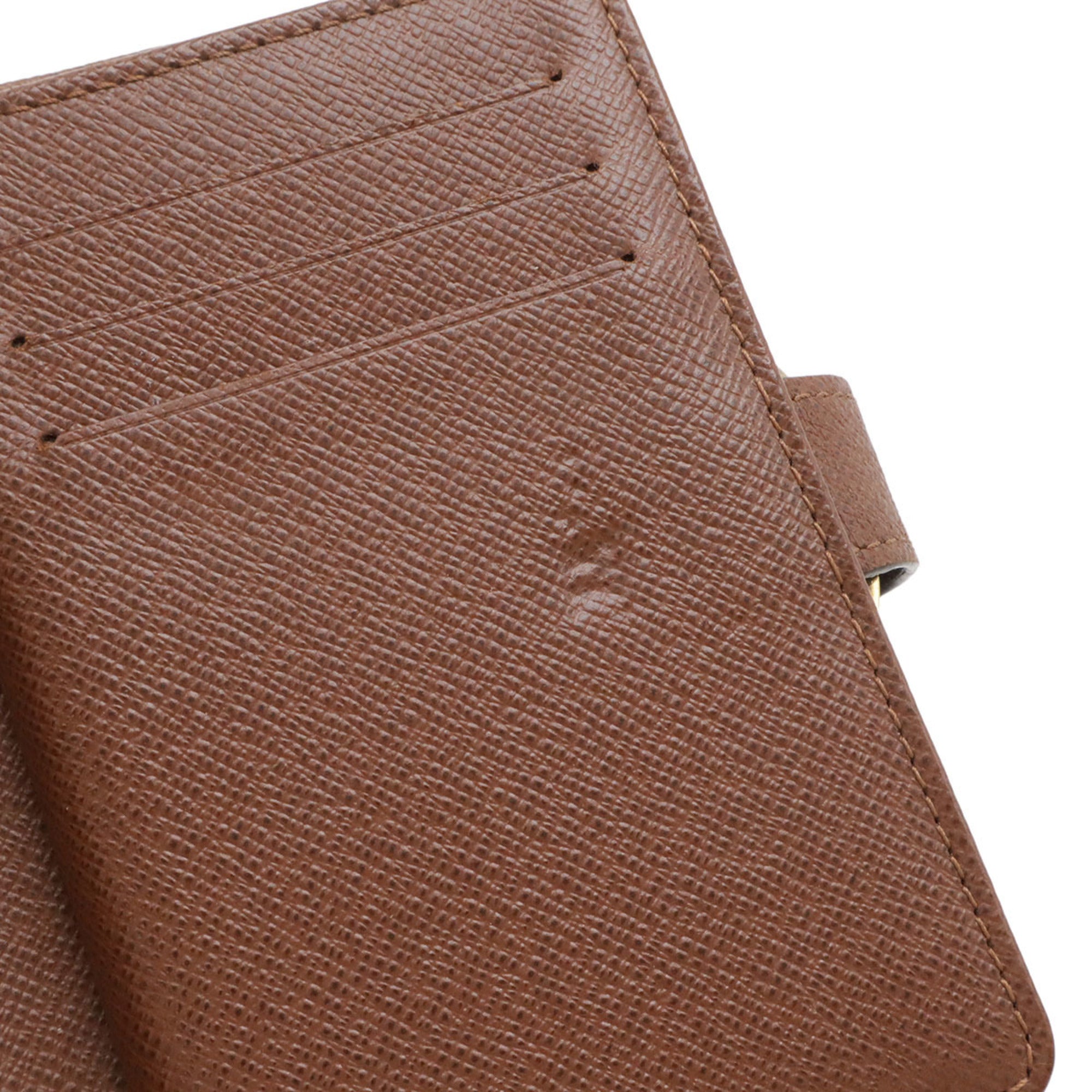 Louis Vuitton Monogram Brown Monogram Canvas Pvc Coated Canvas Wallet (Bi-Fold) (Pre-Owned)