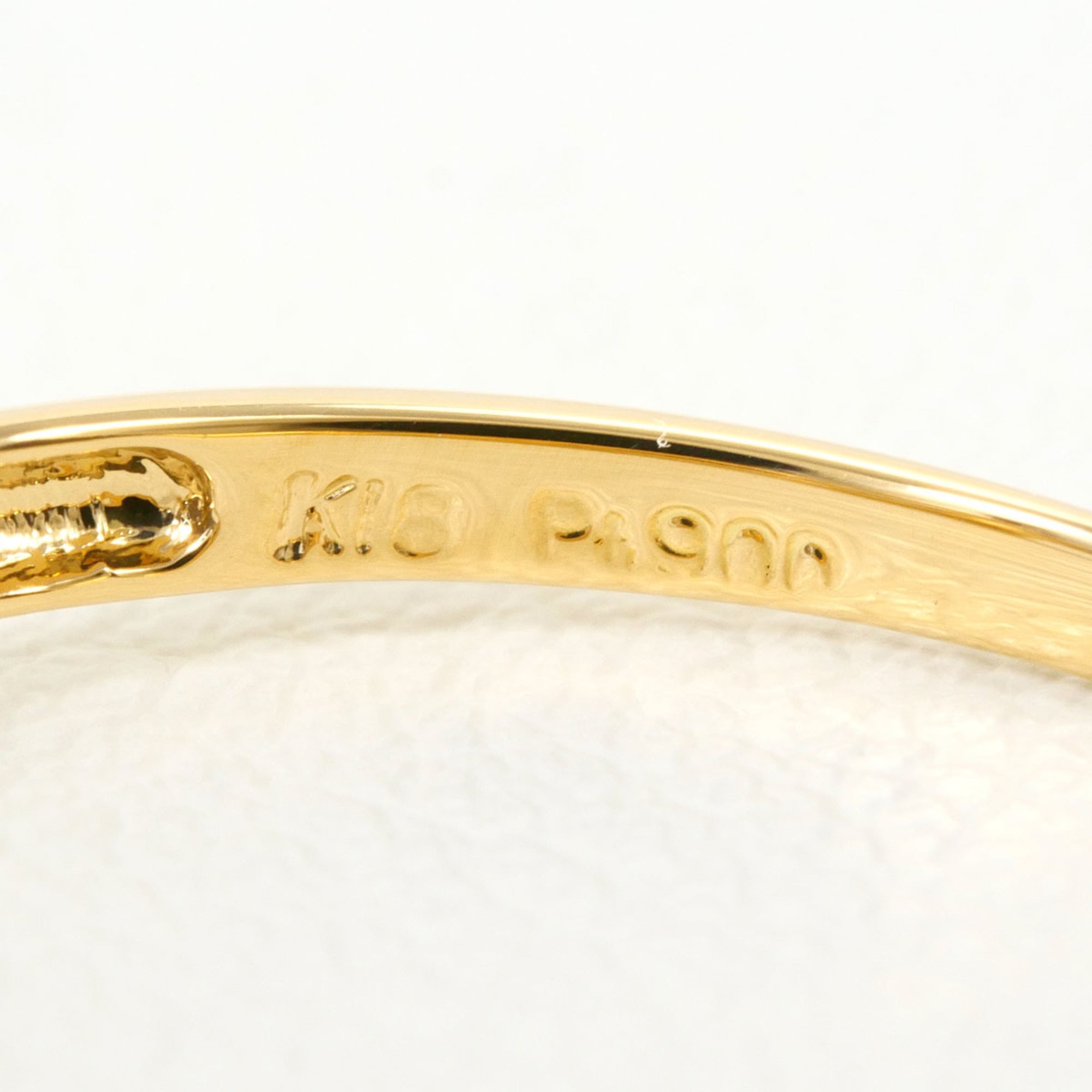 Unbranded Platinum Yellow Gold Yellow Gold (18K) Platinum 900 Band Ring (Pre-Owned)