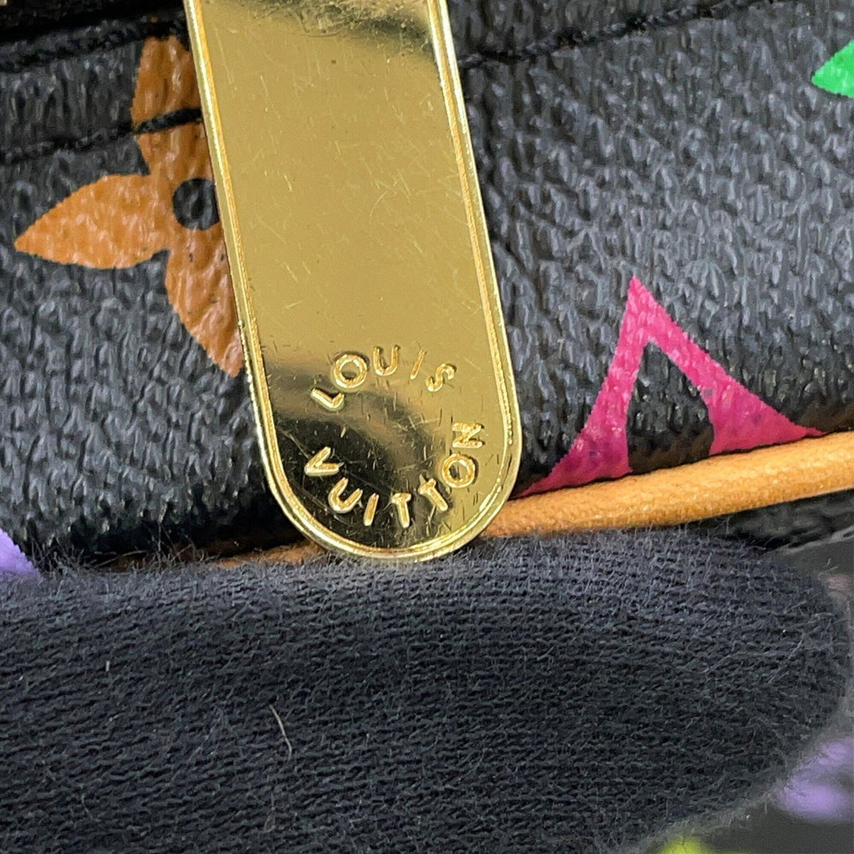 Louis Vuitton Monogram Multicolore Beige Black Noir Monogram Multicolore Handbag (Pre-Owned)