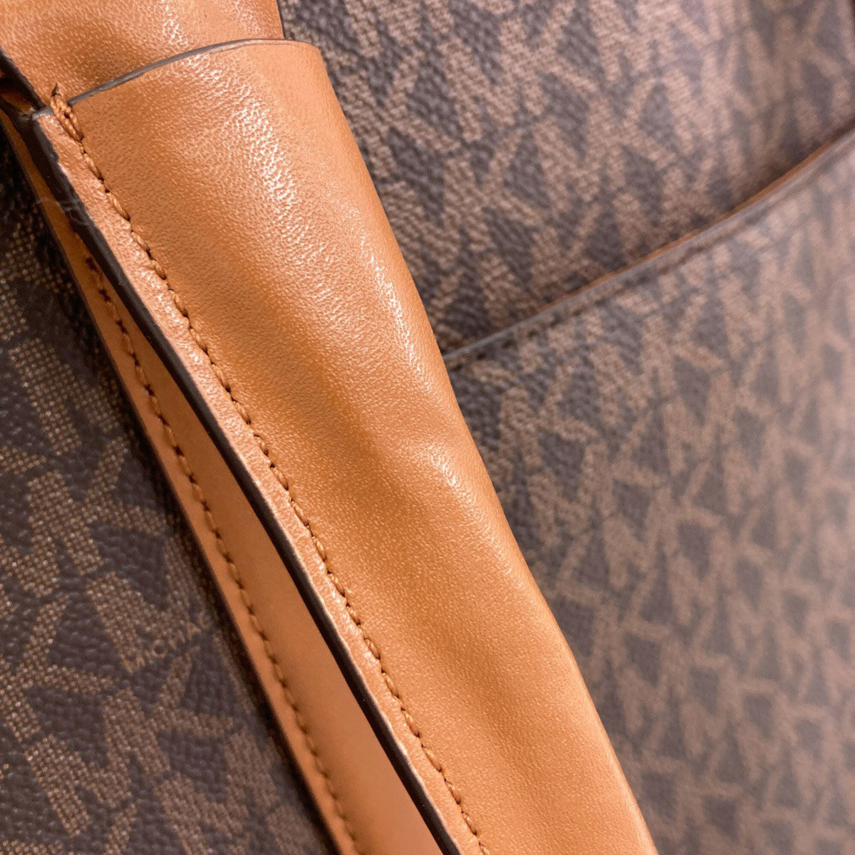Michael Kors Brown Pvc Tote Bag (Pre-Owned)