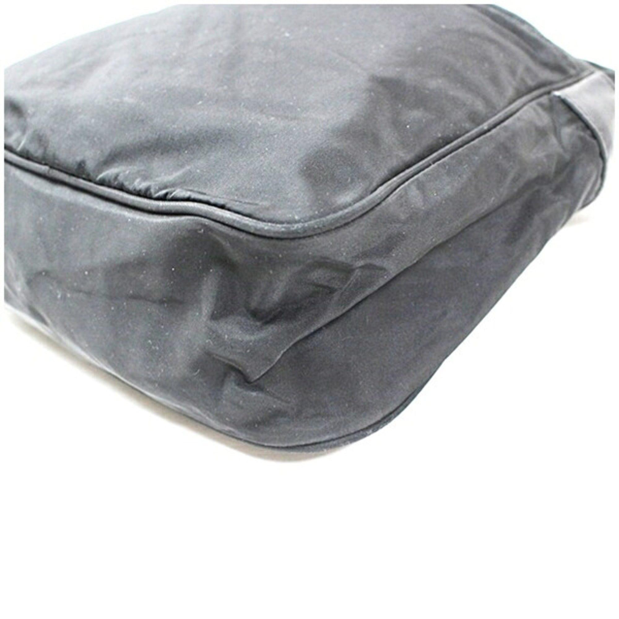 Prada Black White Nylon Shoulder Bag (Pre-Owned)